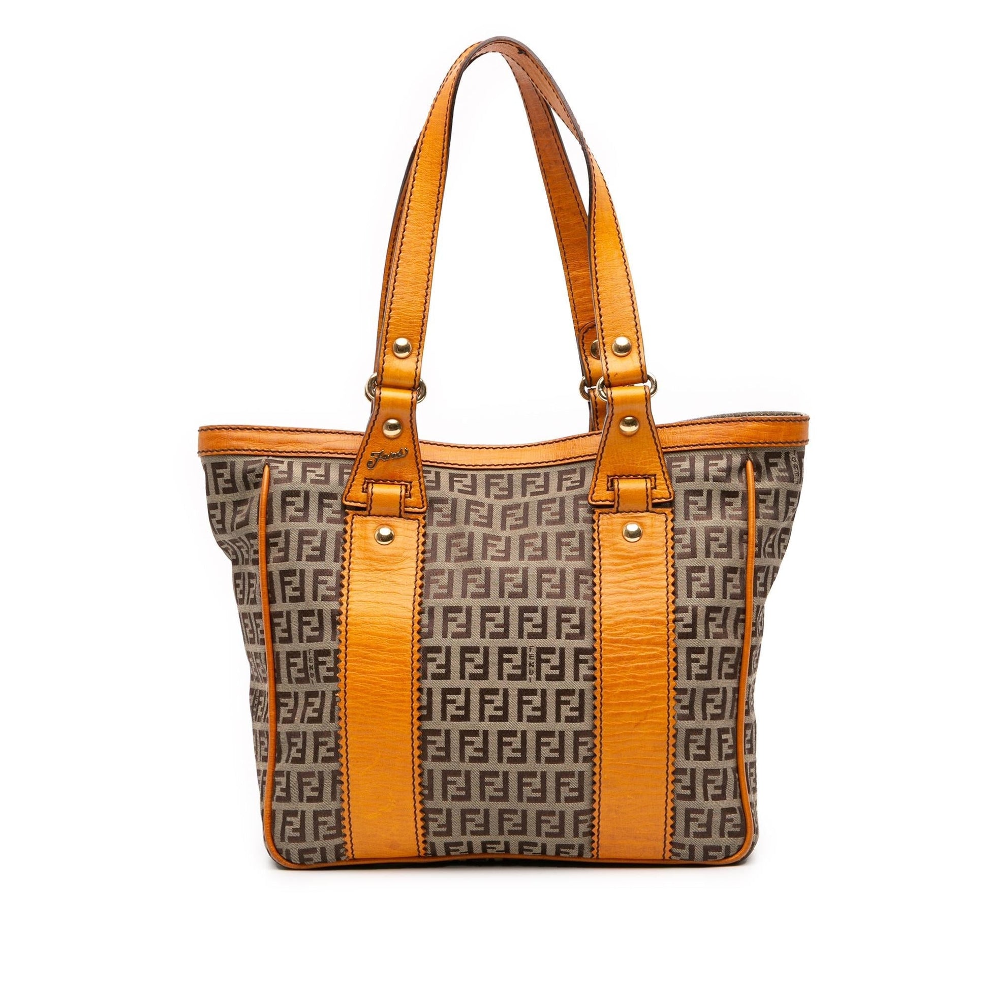 Fendi Zucchino Tote Canvas Tote Bag Canvas Tote 34