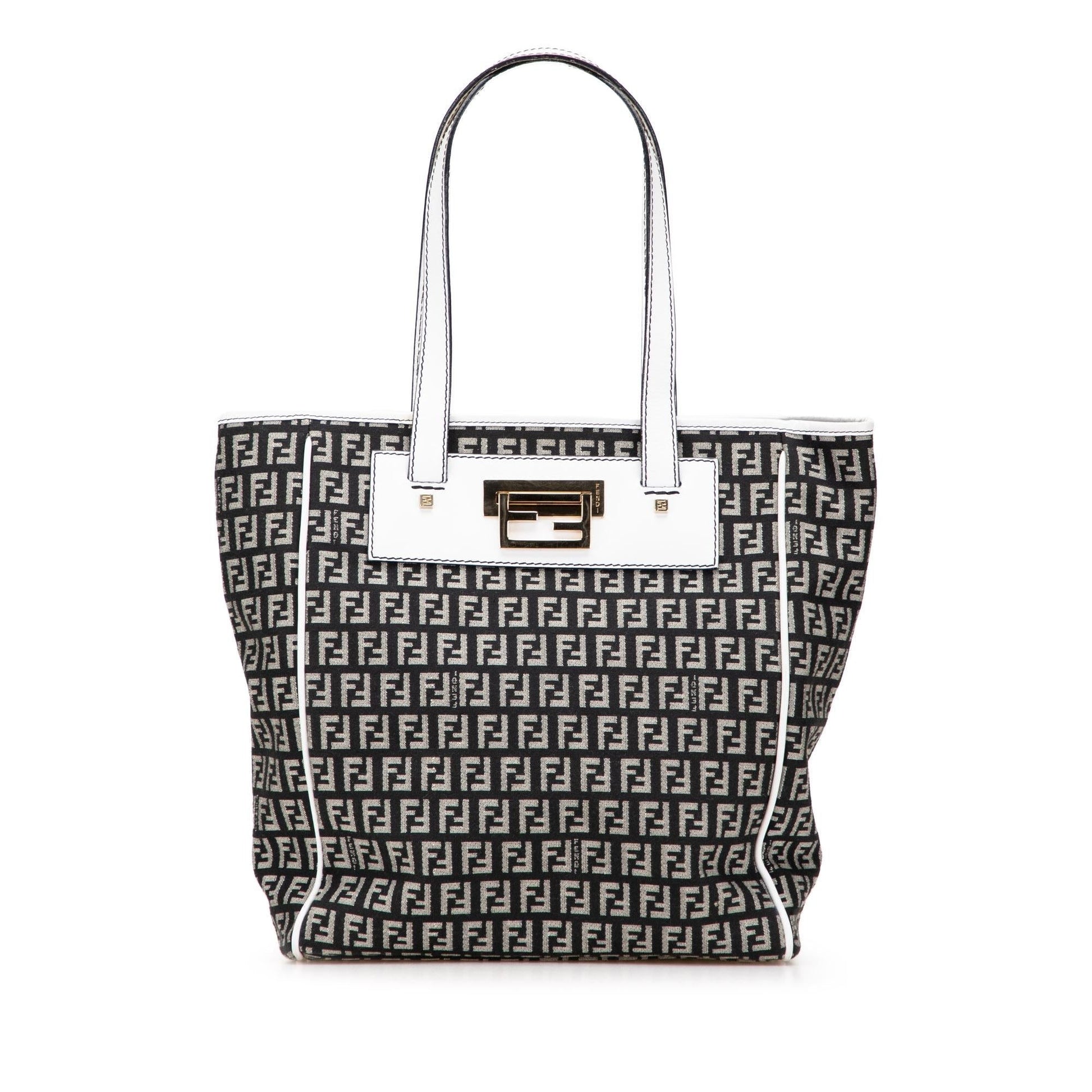 Fendi Zucchino Tote Canvas Tote Bag Canvas Tote 37