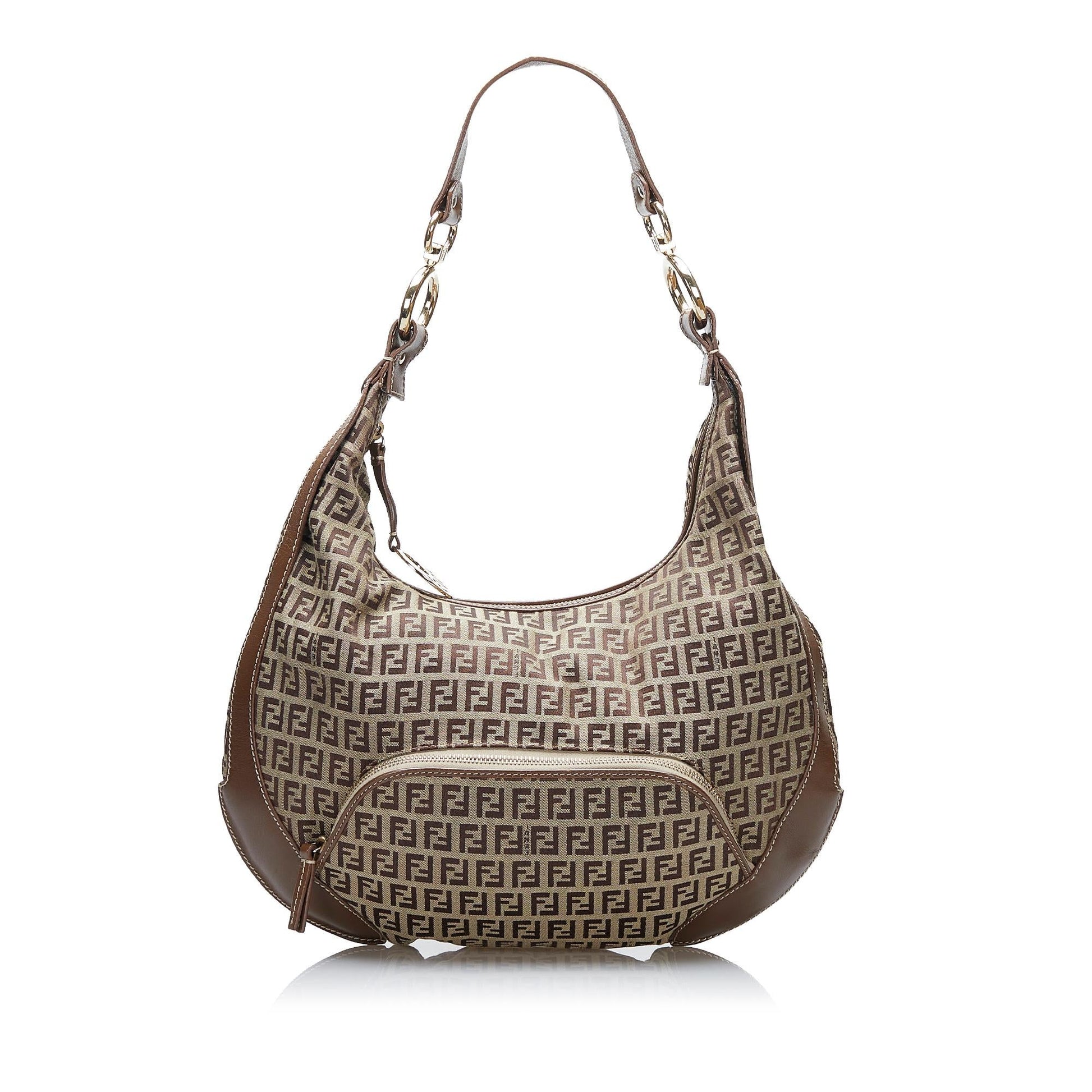 Fendi Zucchino Chef Hobo Shg 43S95T Shoulder Bag