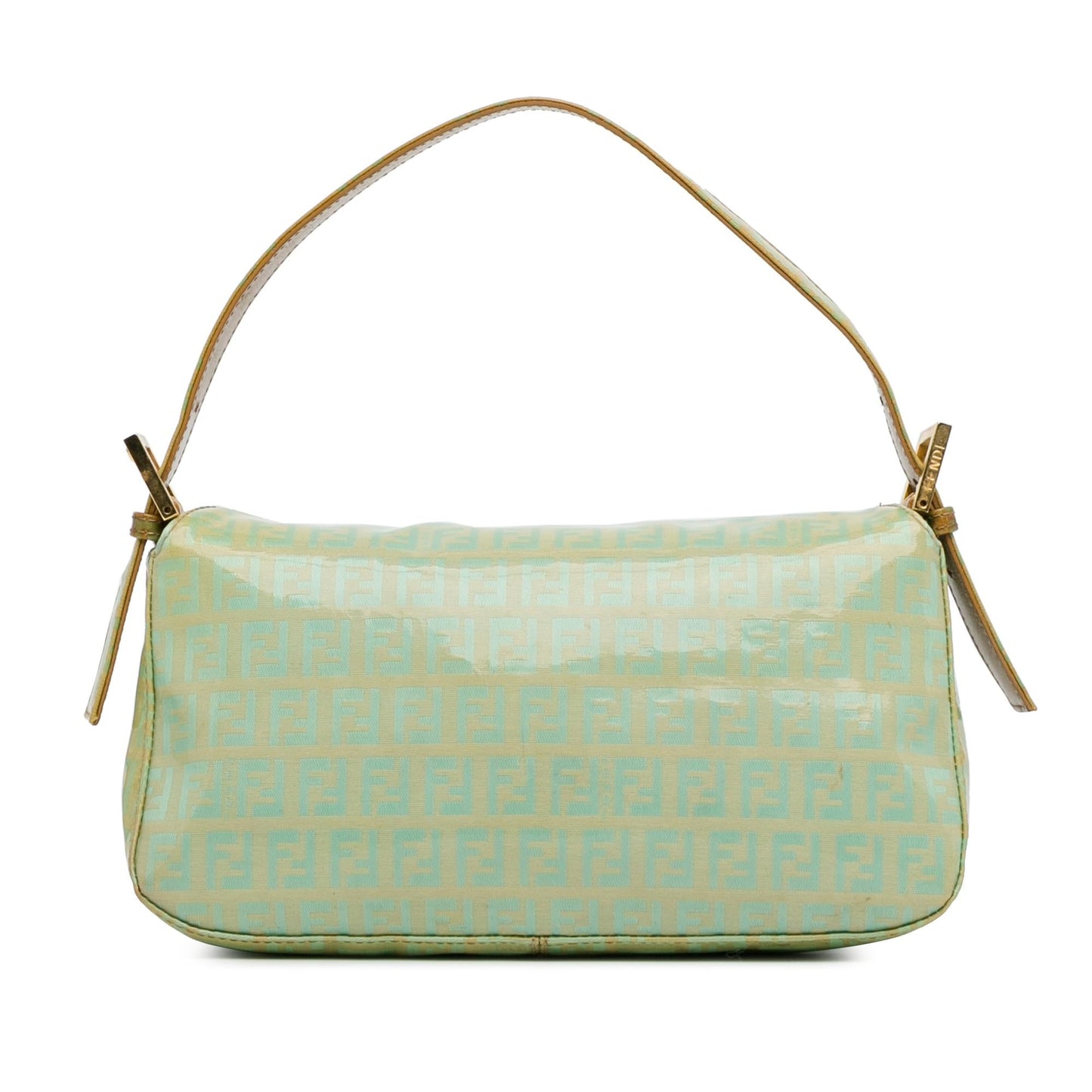Fendi Zucchino Crystal Double Shoulder Bag Shg Osinnf Flap