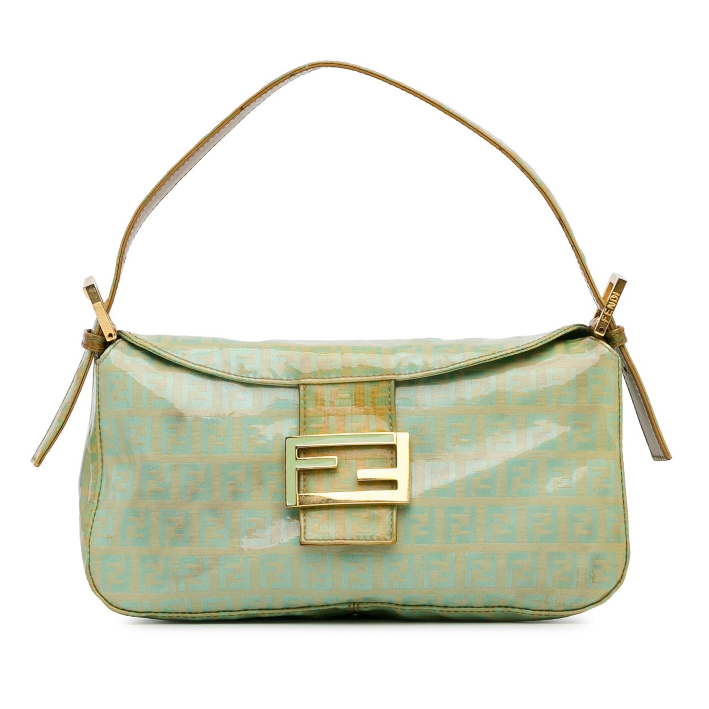 Fendi Zucchino Crystal Double Shoulder Bag Shg Osinnf Flap