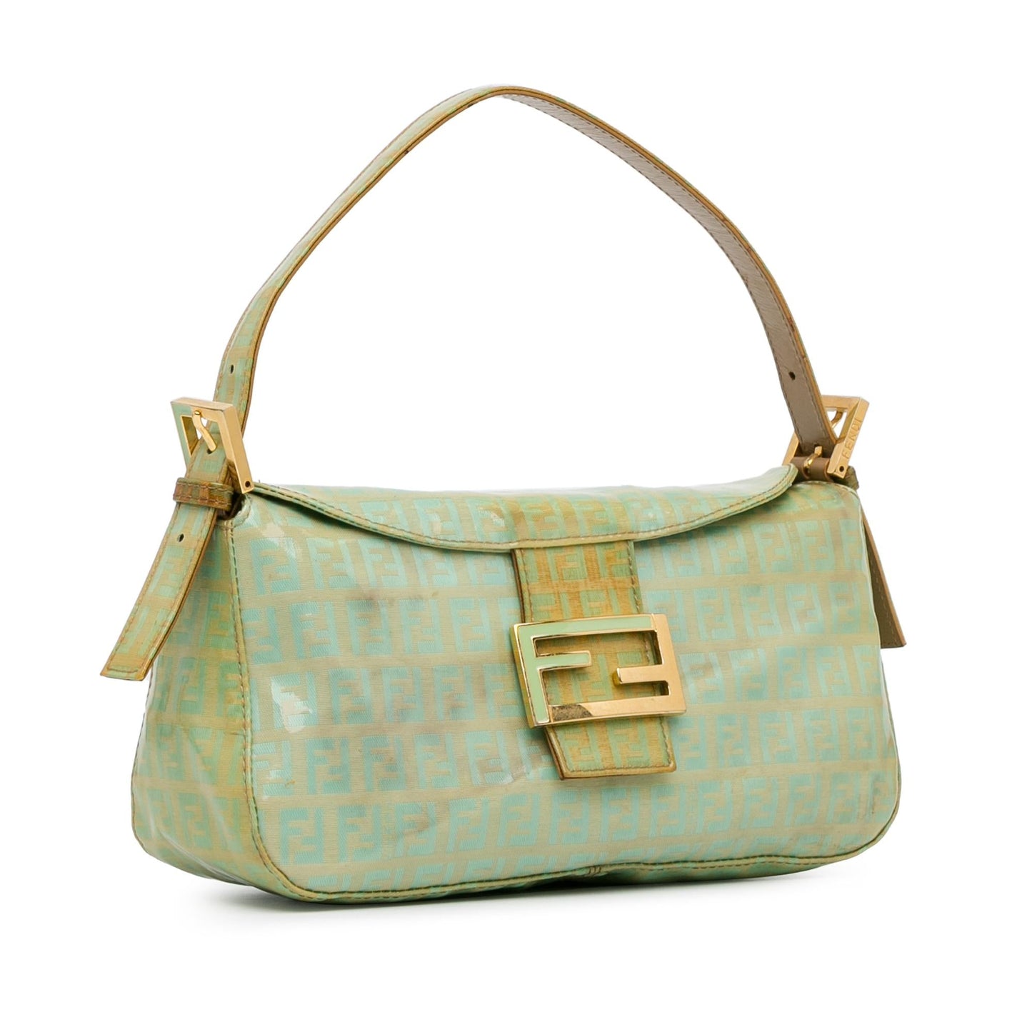 Fendi Zucchino Crystal Double Shoulder Bag Shg Mrdrwo Flap