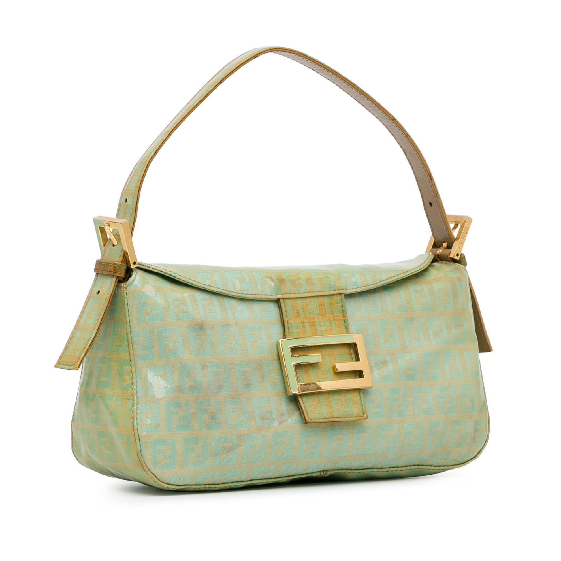 Fendi Zucchino Crystal Double Shoulder Bag Shg Mrdrwo Flap
