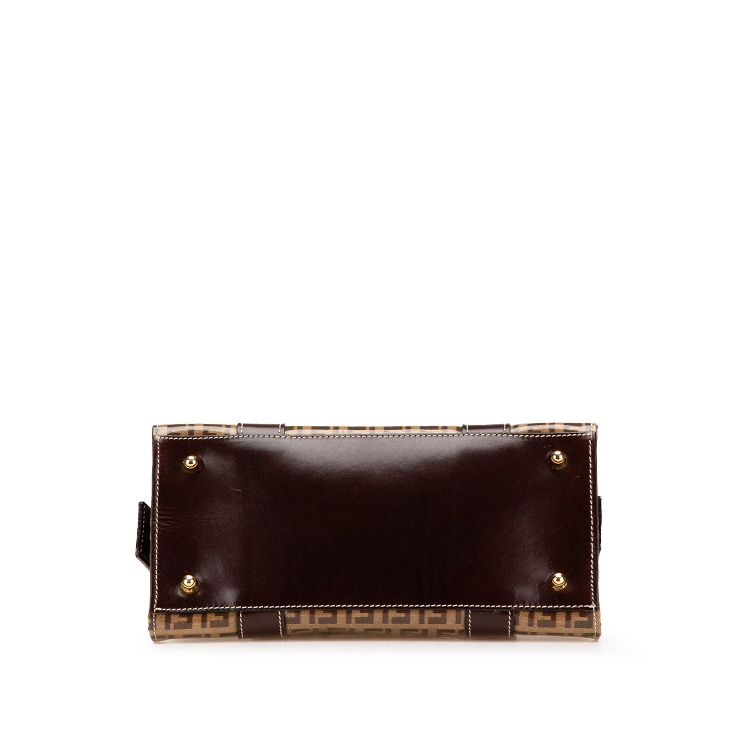 Fendi Zucchino Crystal Handbag Satchel Bag