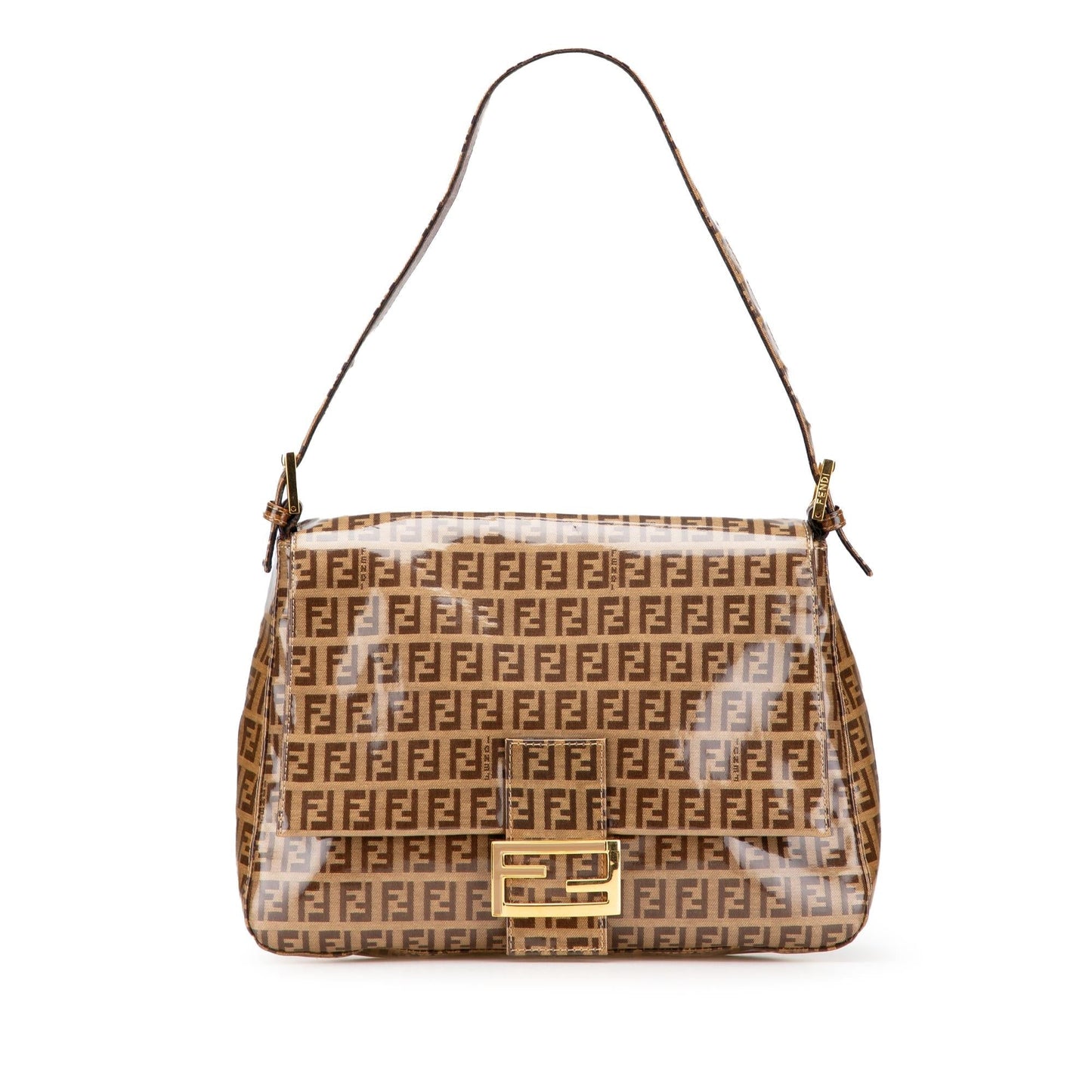 Fendi Zucchino Crystal Mamma Forever Shoulder Bag Crystal Mamma Forever