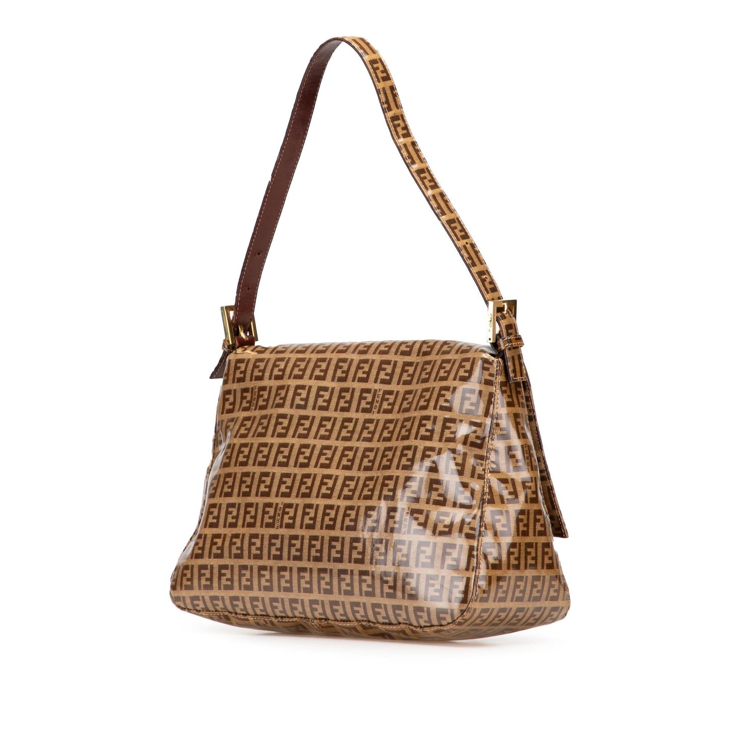 Fendi Zucchino Crystal Mamma Forever Shoulder Bag Crystal Mamma Forever