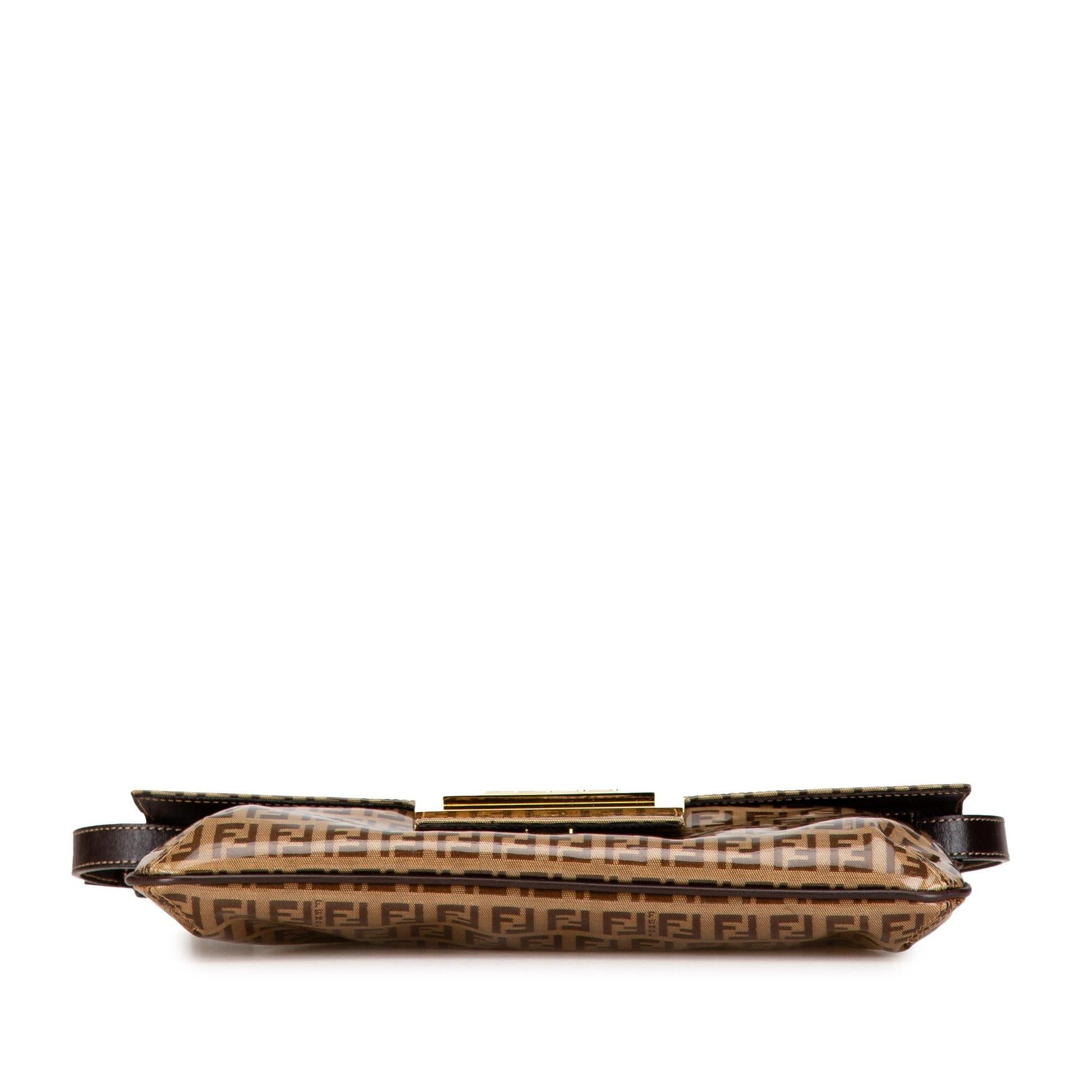 Fendi Zucchino Crystal Shoulder Bag Shg Ibuejk