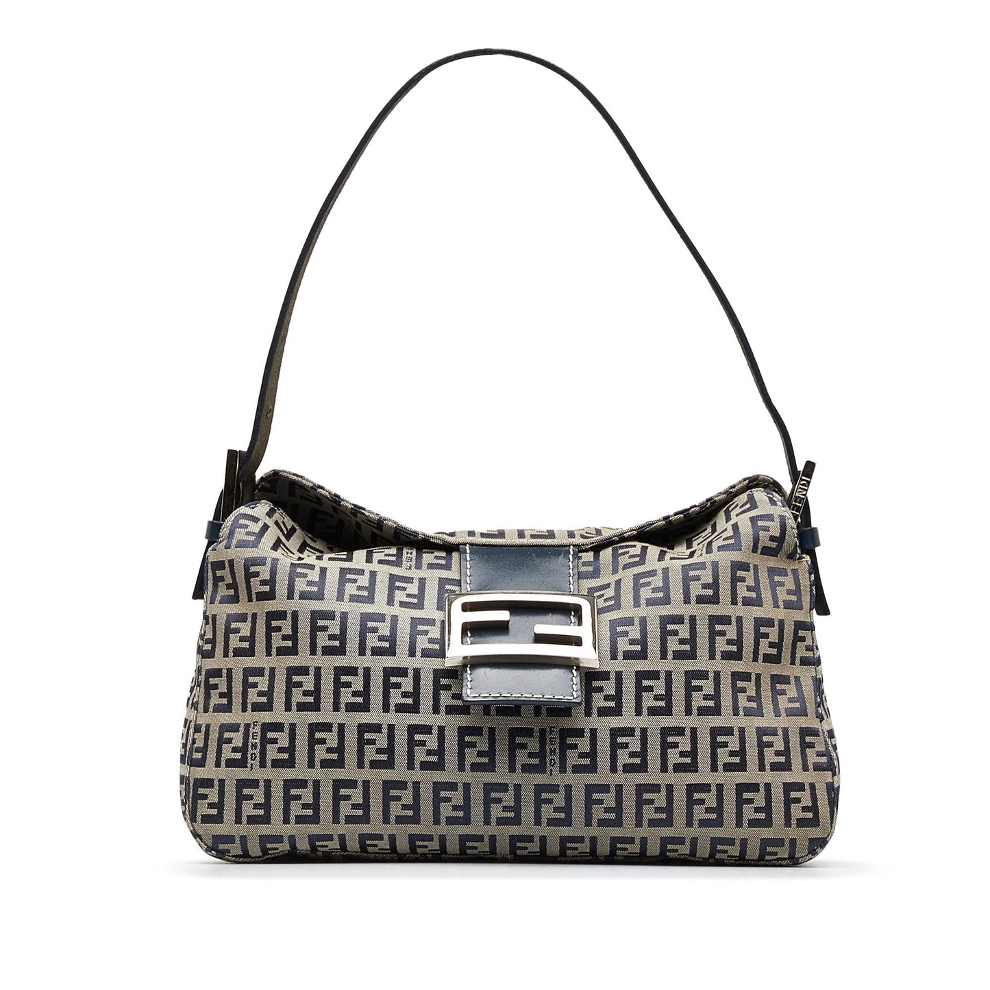 Fendi Zucchino Double Baguette Shg Hvuyfh Handbag Flap Shoulder Bag