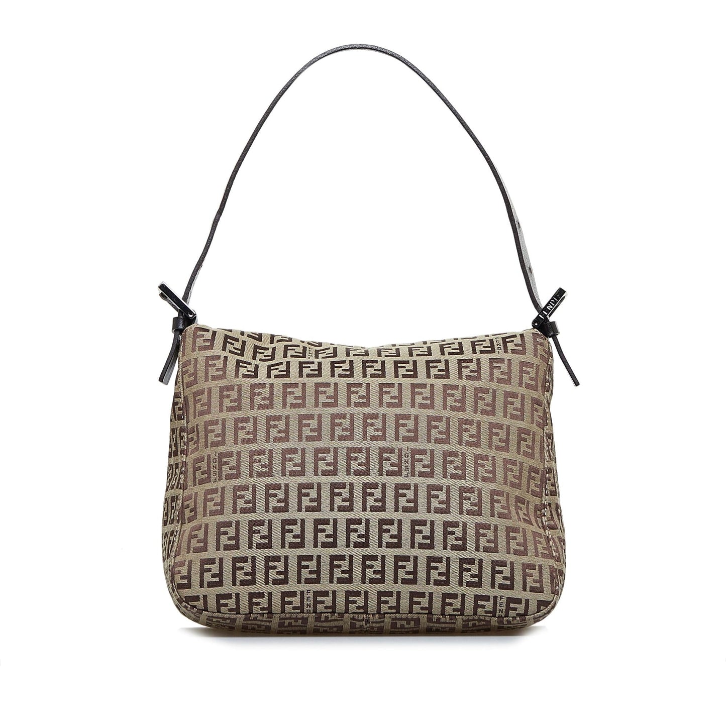 Fendi Zucchino Double Shg T0Xfp4 Shoulder Bag Flap