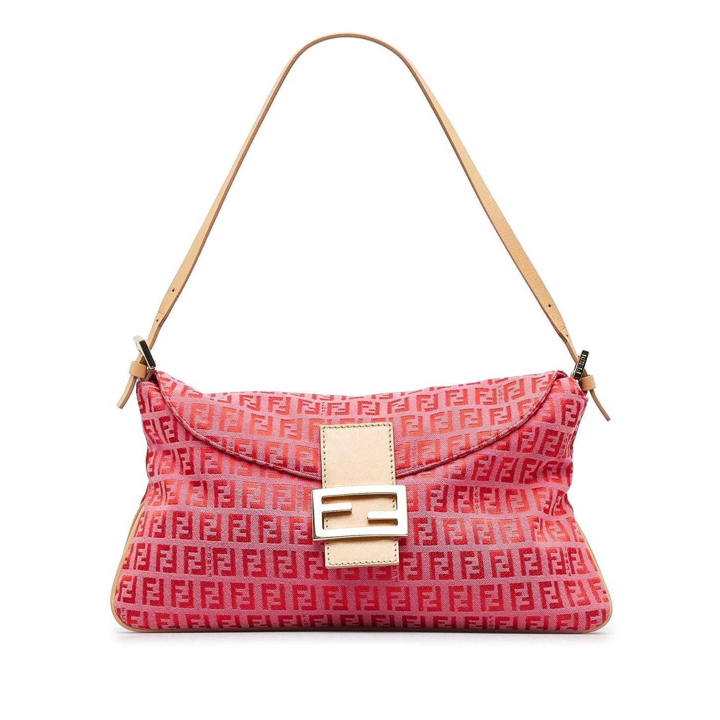 Fendi Zucchino Double Shg 6J9Xpm Shoulder Bag Flap