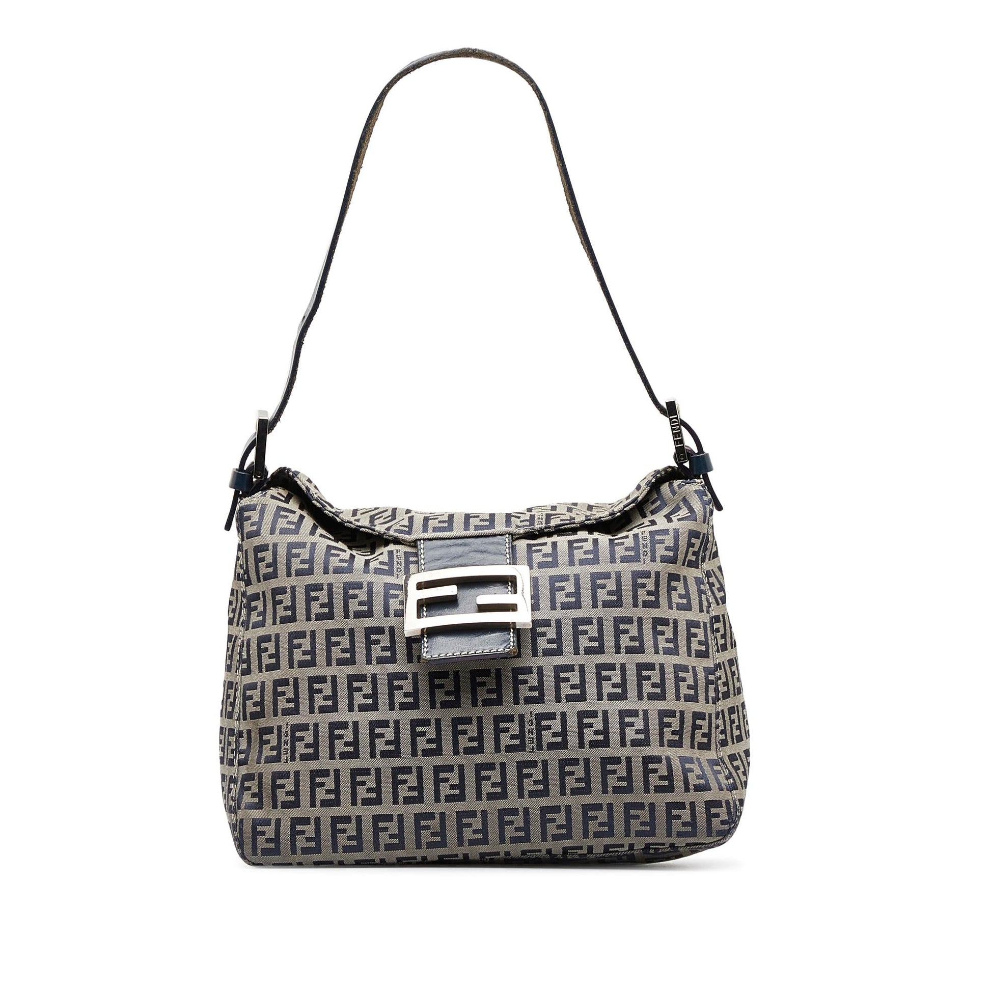 Fendi Zucchino Double Shg Bqcjg1 Shoulder Bag Flap