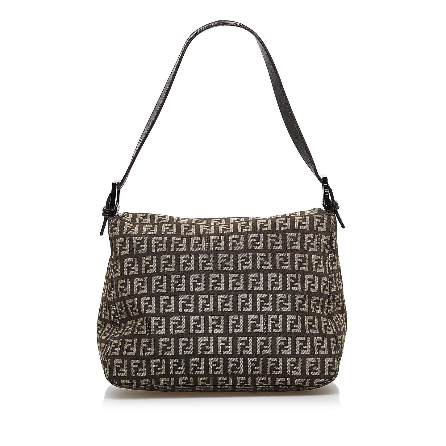 Fendi Zucchino Double Shg V6Upfn Shoulder Bag Flap