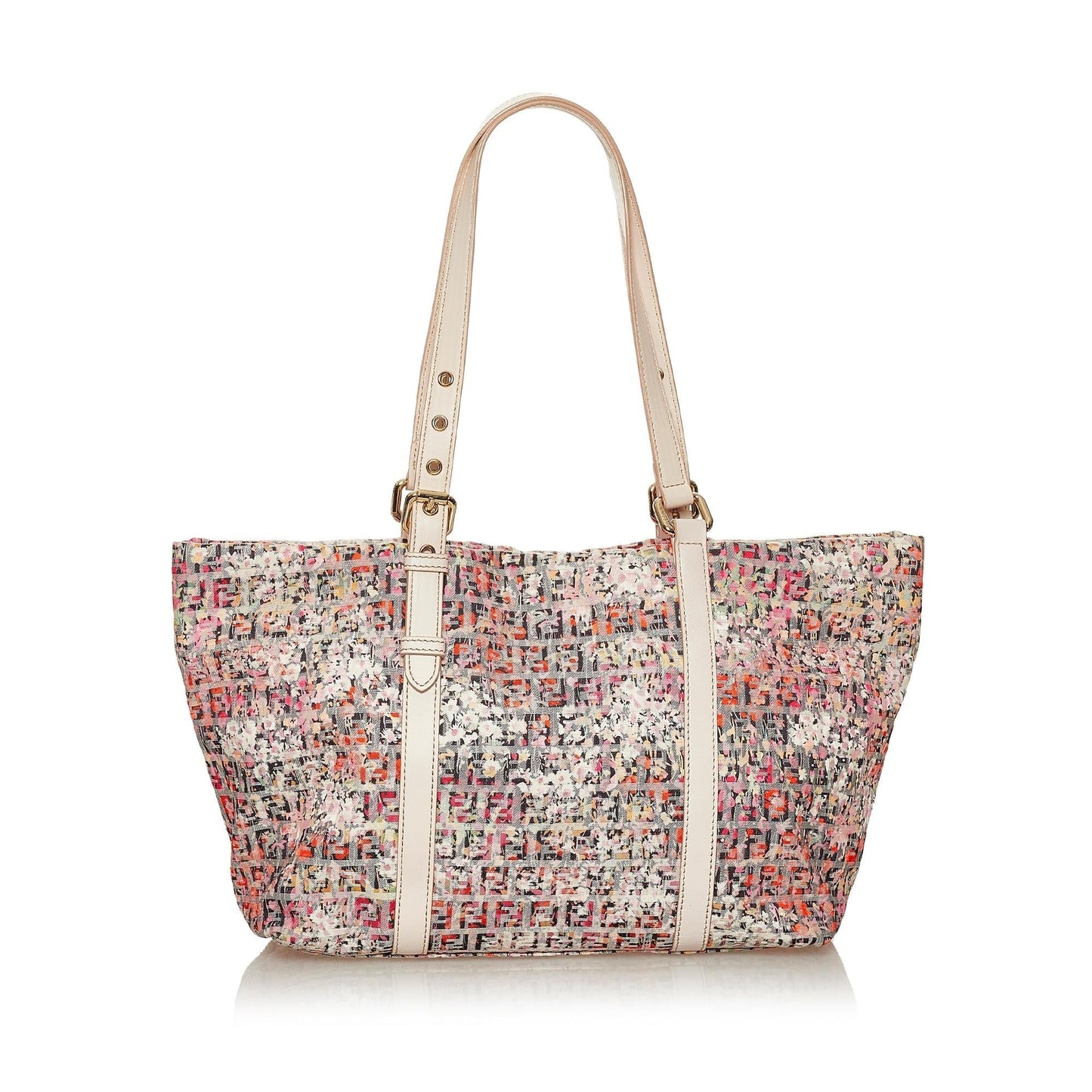 Fendi Zucchino Floral Tote Bag Shg Bag Shg 28531