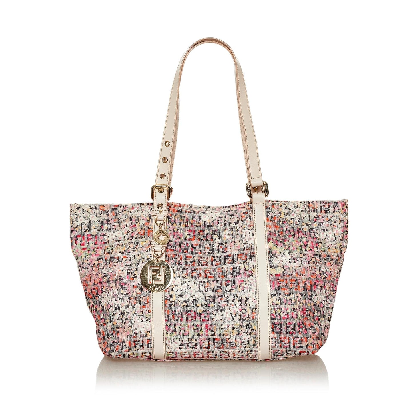 Fendi Zucchino Floral Tote Bag Shg Bag Shg 28531
