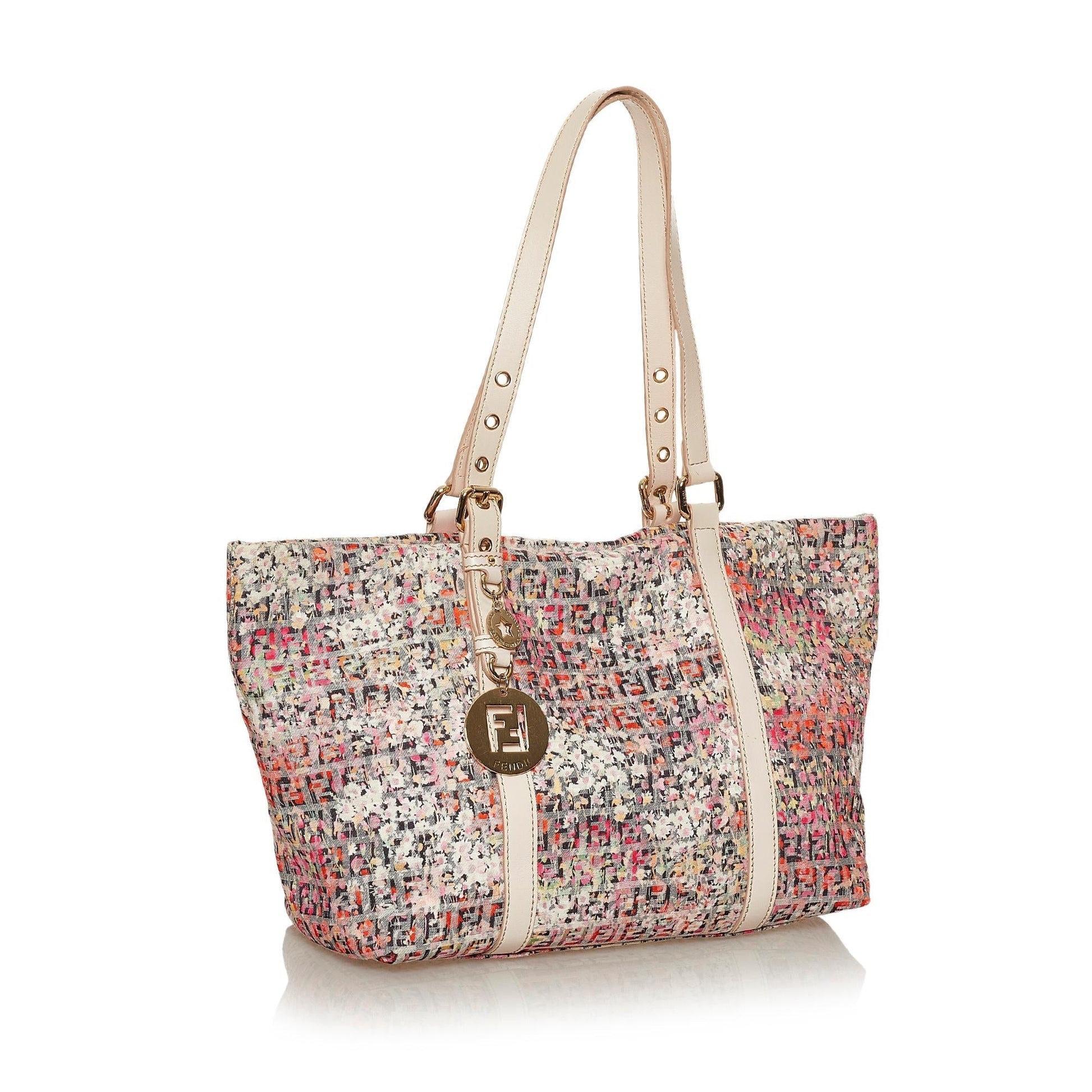Fendi Zucchino Floral Tote Bag Shg Bag Shg 28531