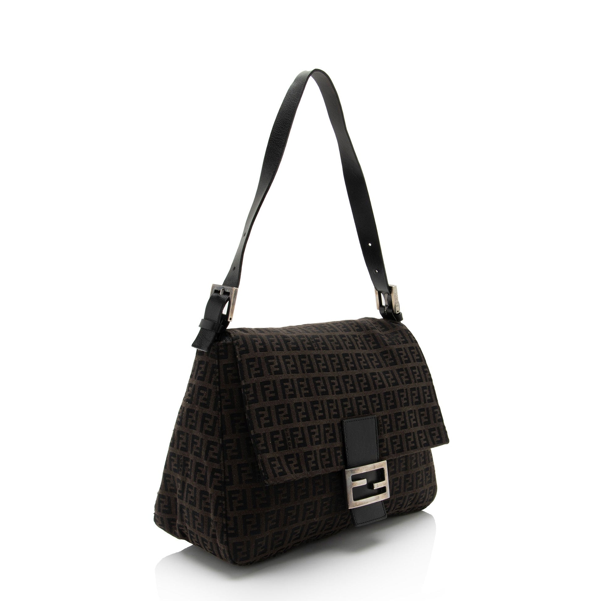 Fendi Zucchino Forever Mamma Shoulder Bag Shf Bisnnb