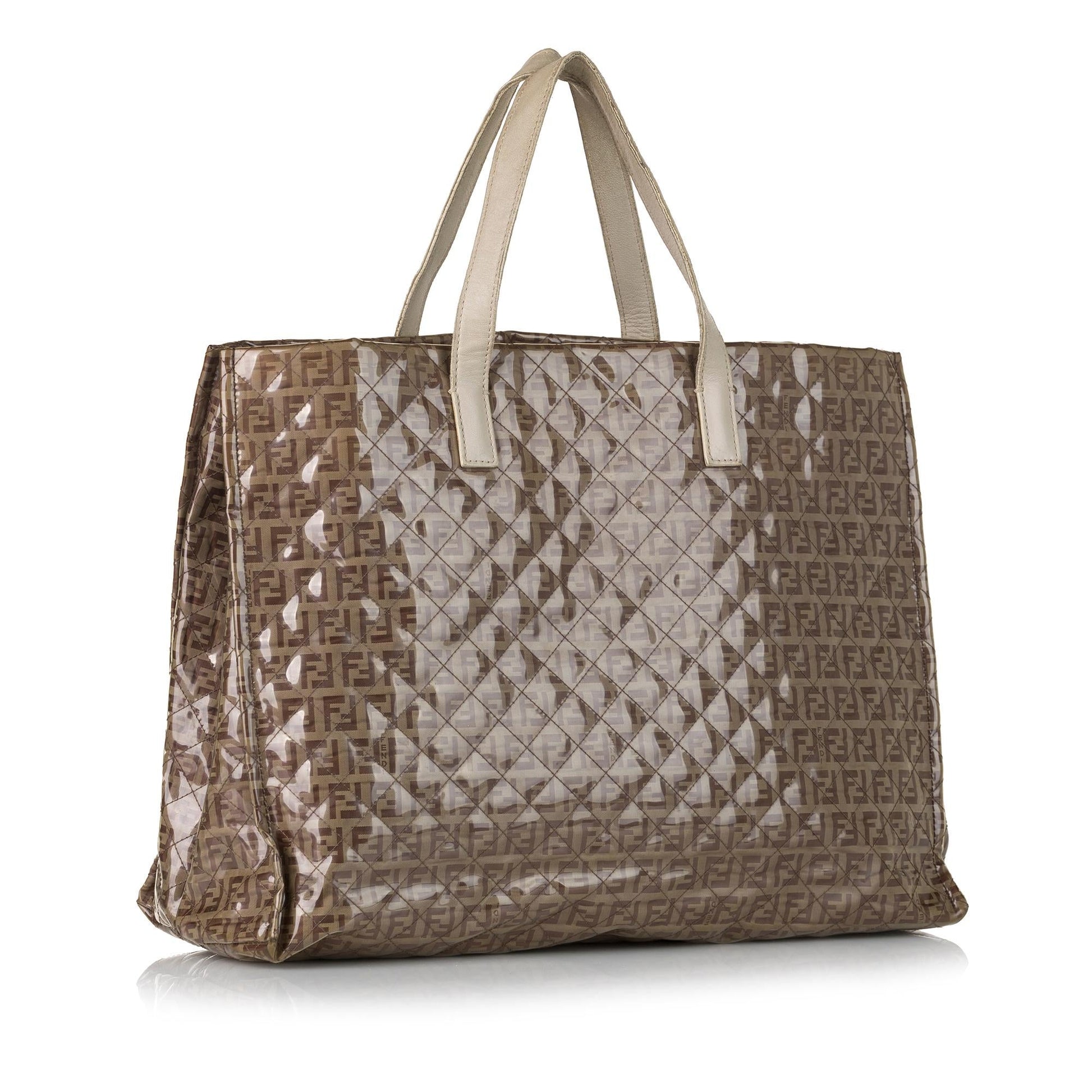 Fendi Zucchino Glazed Tote Shg Apegg6 Tote Bag