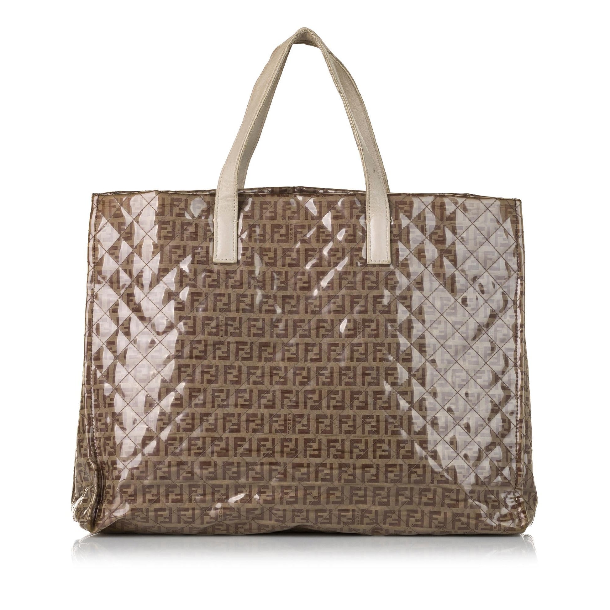 Fendi Zucchino Glazed Tote Tote Bag