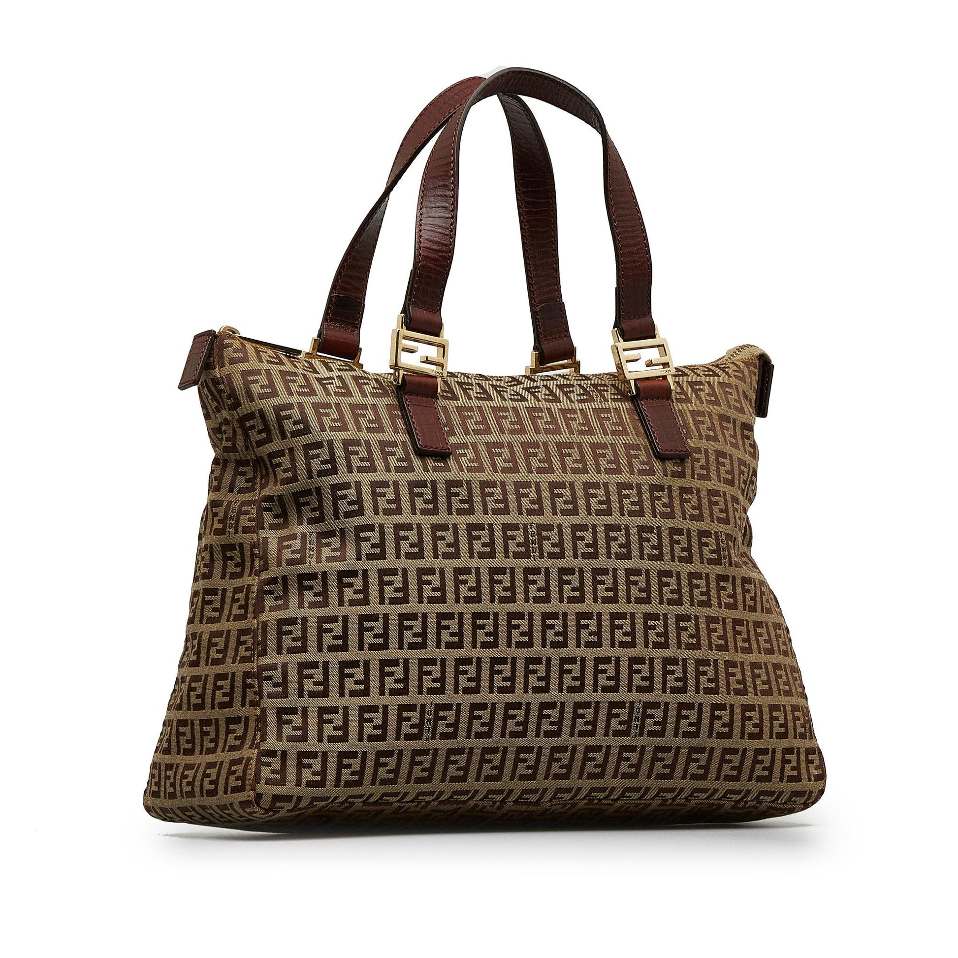 Fendi Zucchino Handbag Shg Aipaot Satchel Bag