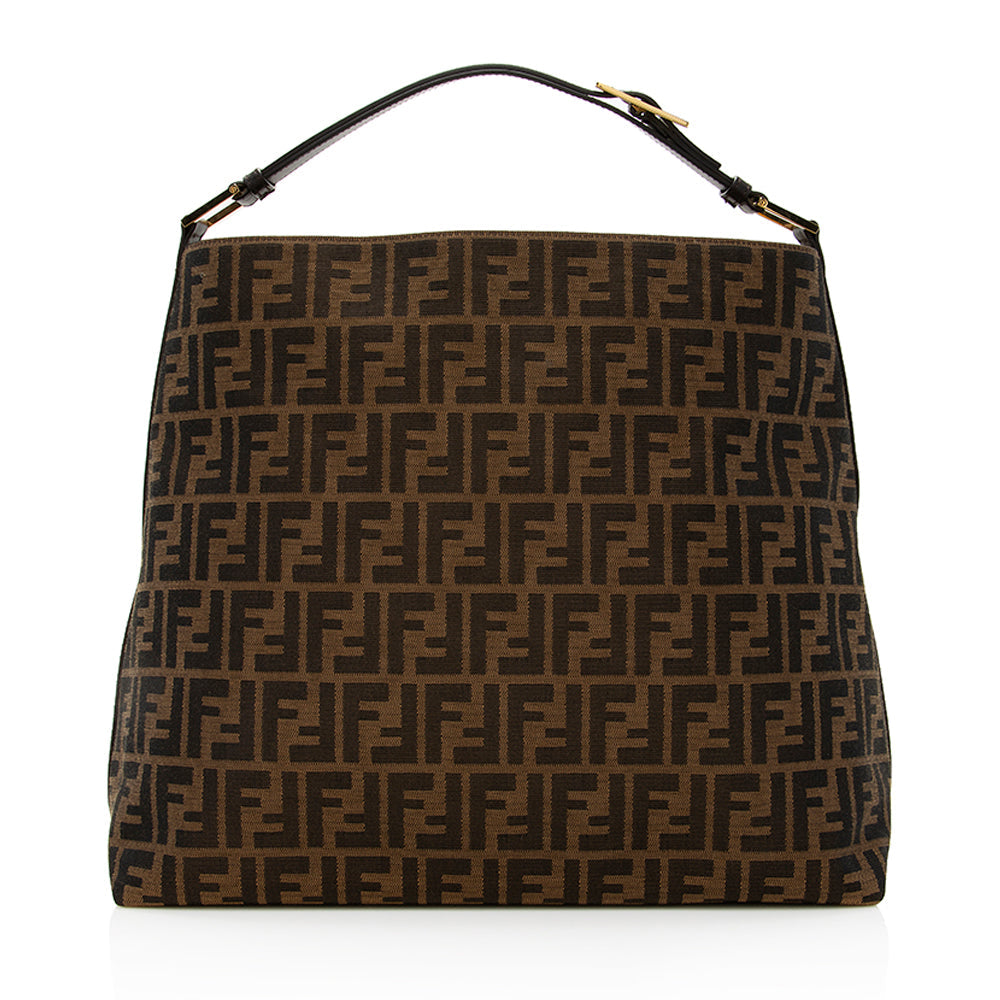 Fendi Zucchino Hobo Shf Large Tote Bag