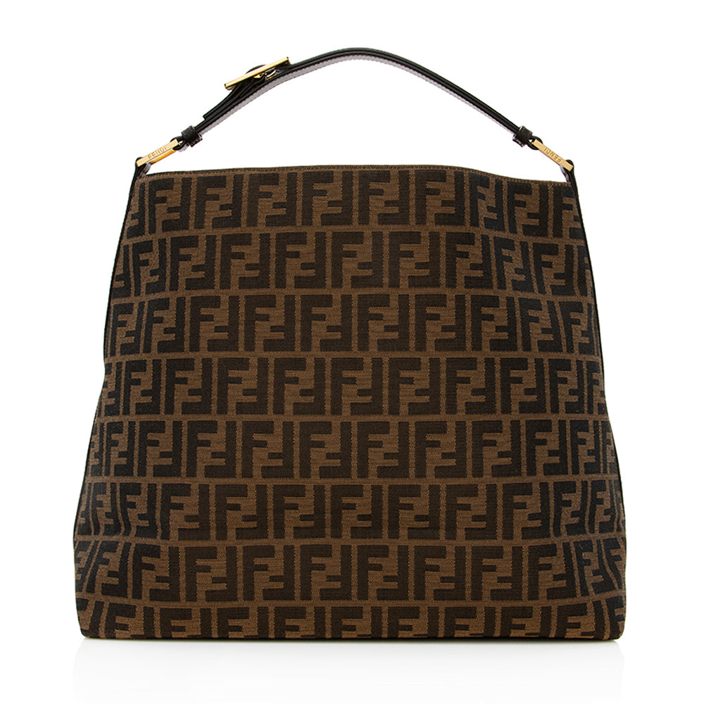 Fendi Zucchino Hobo Shf Large Tote Bag