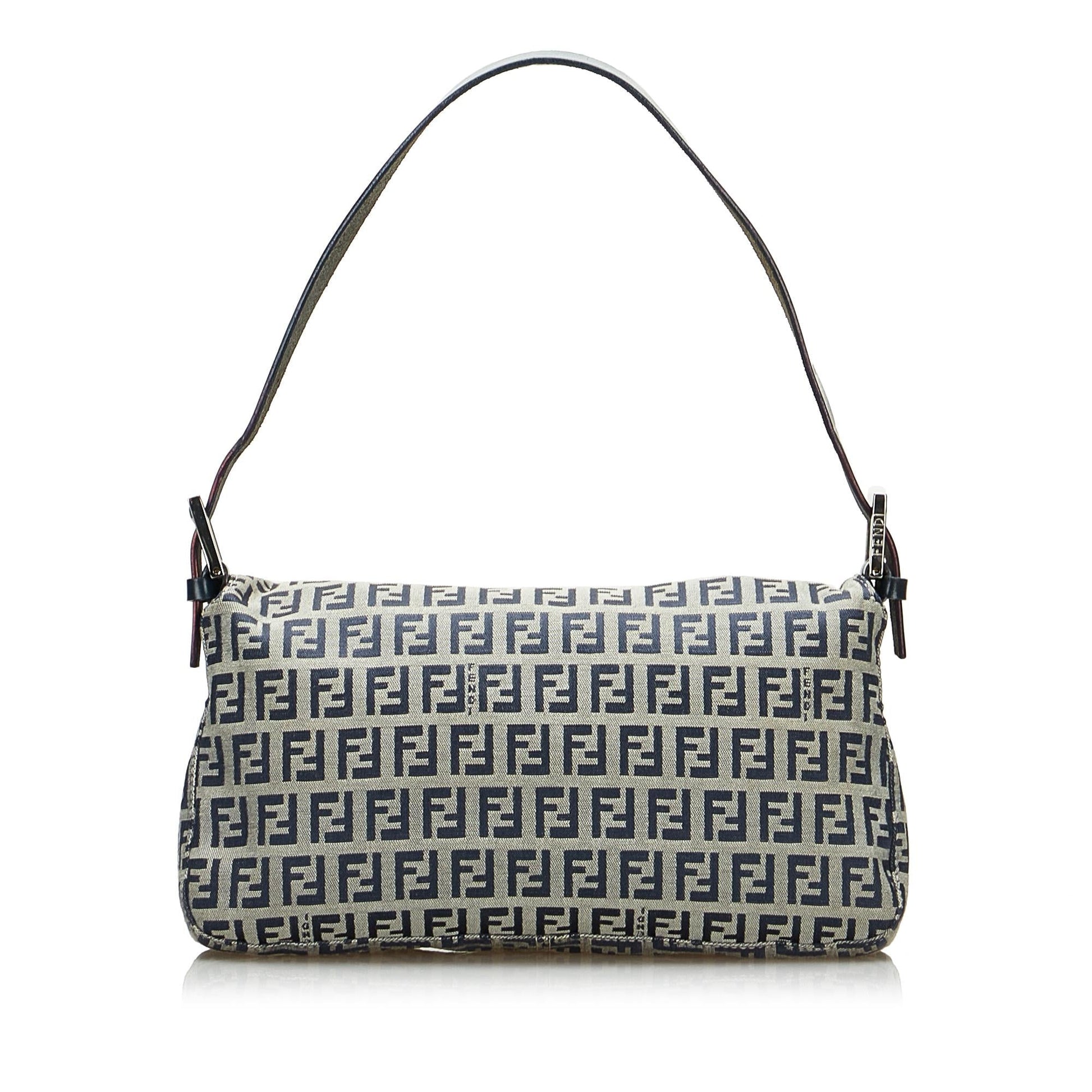 Fendi Zucchino Mamma Baguette Shg Ycshwr Handbag Shoulder Bag