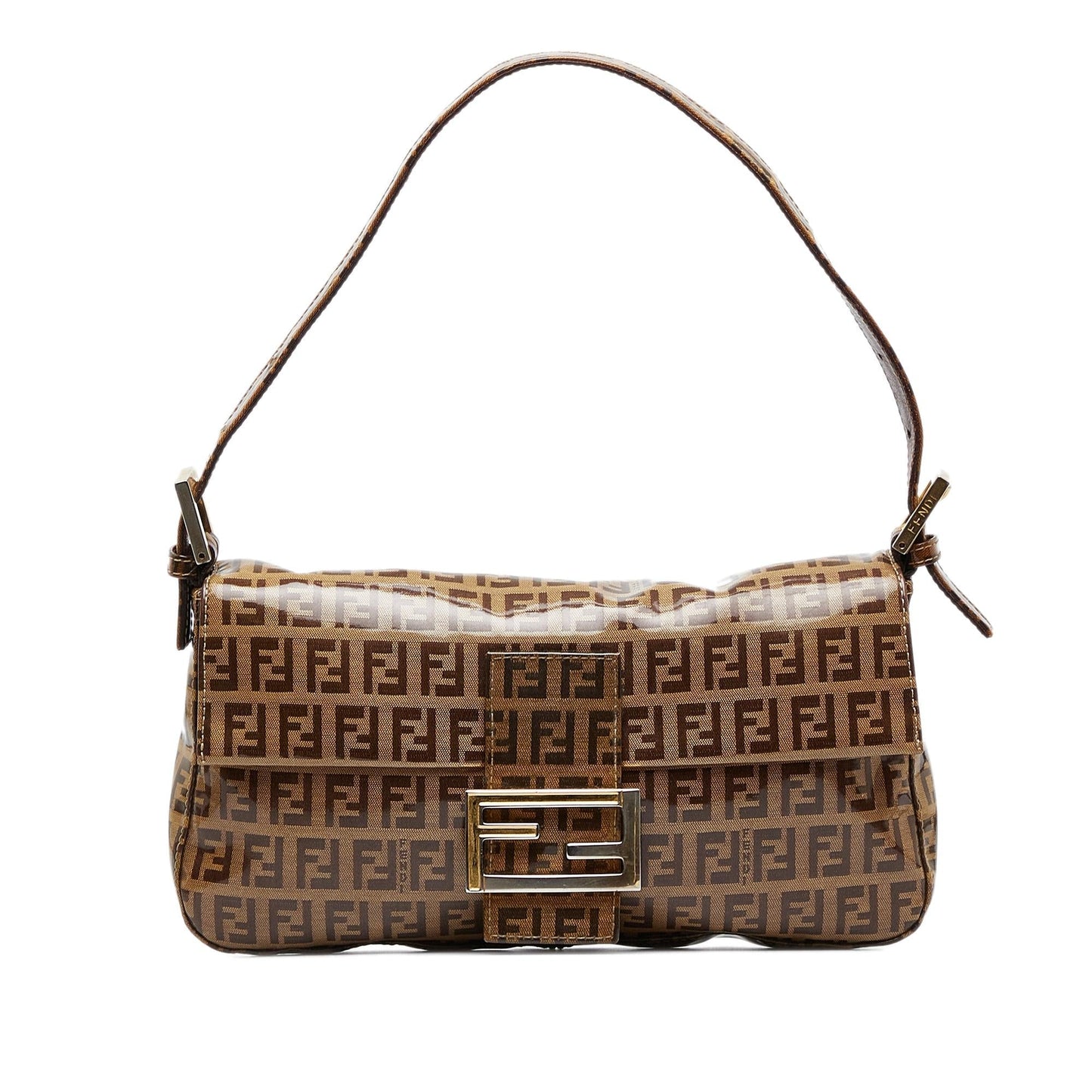 Fendi Zucchino Mamma Baguette Shg Jbxzpp Handbag Shoulder Bag