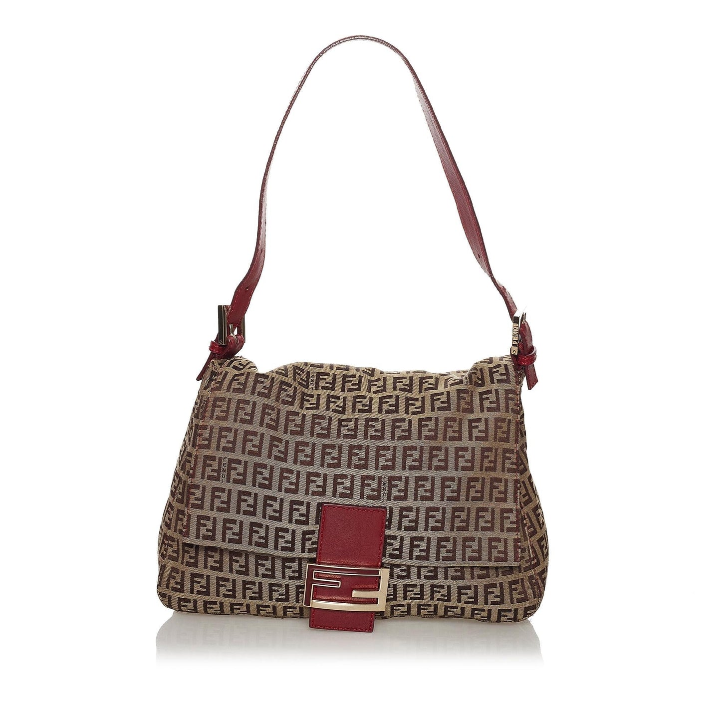 Fendi Zucchino Mamma Forever Shoulder Bag Shg Canvas Bag Shg 33285