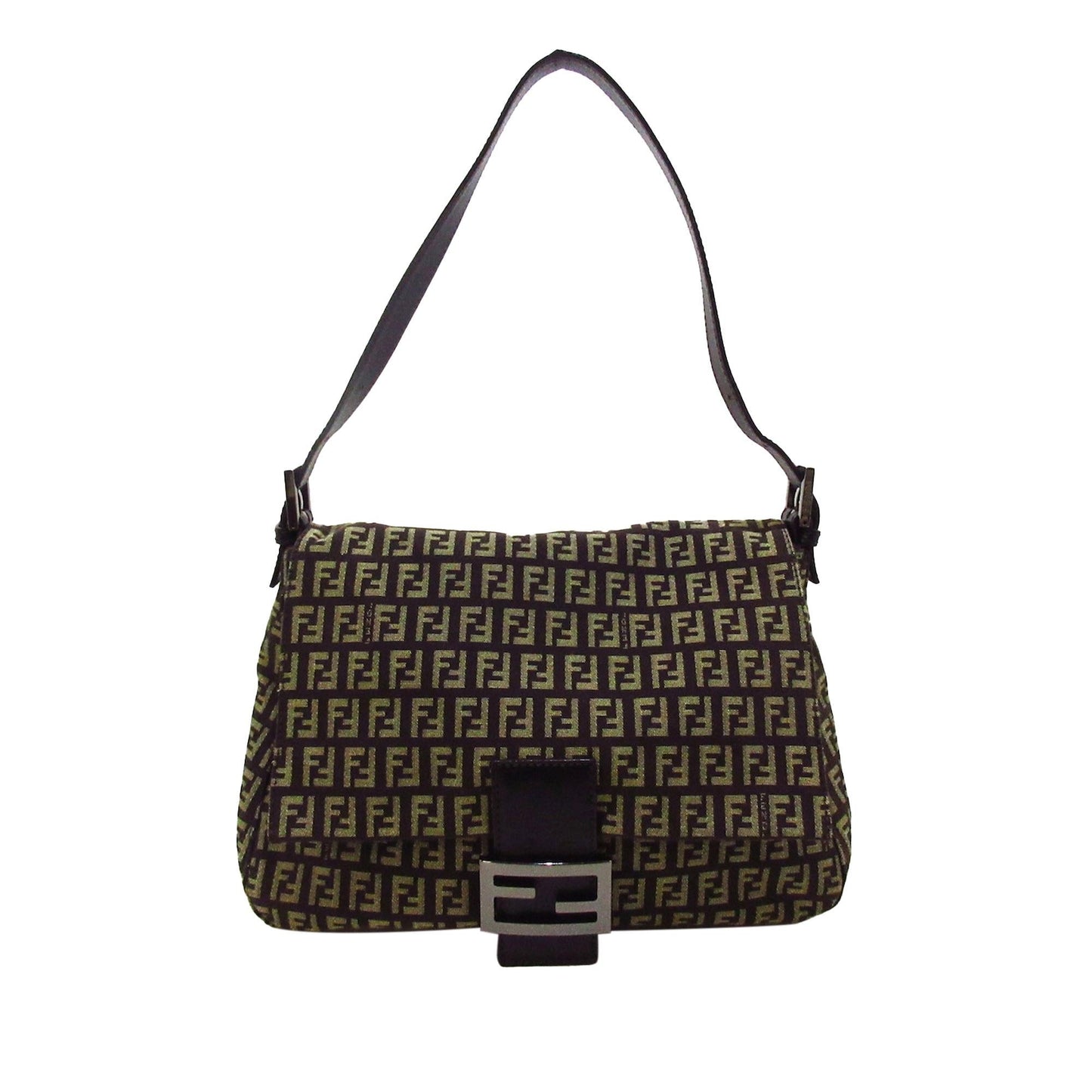 Fendi Zucchino Mamma Forever Shoulder Bag Shg