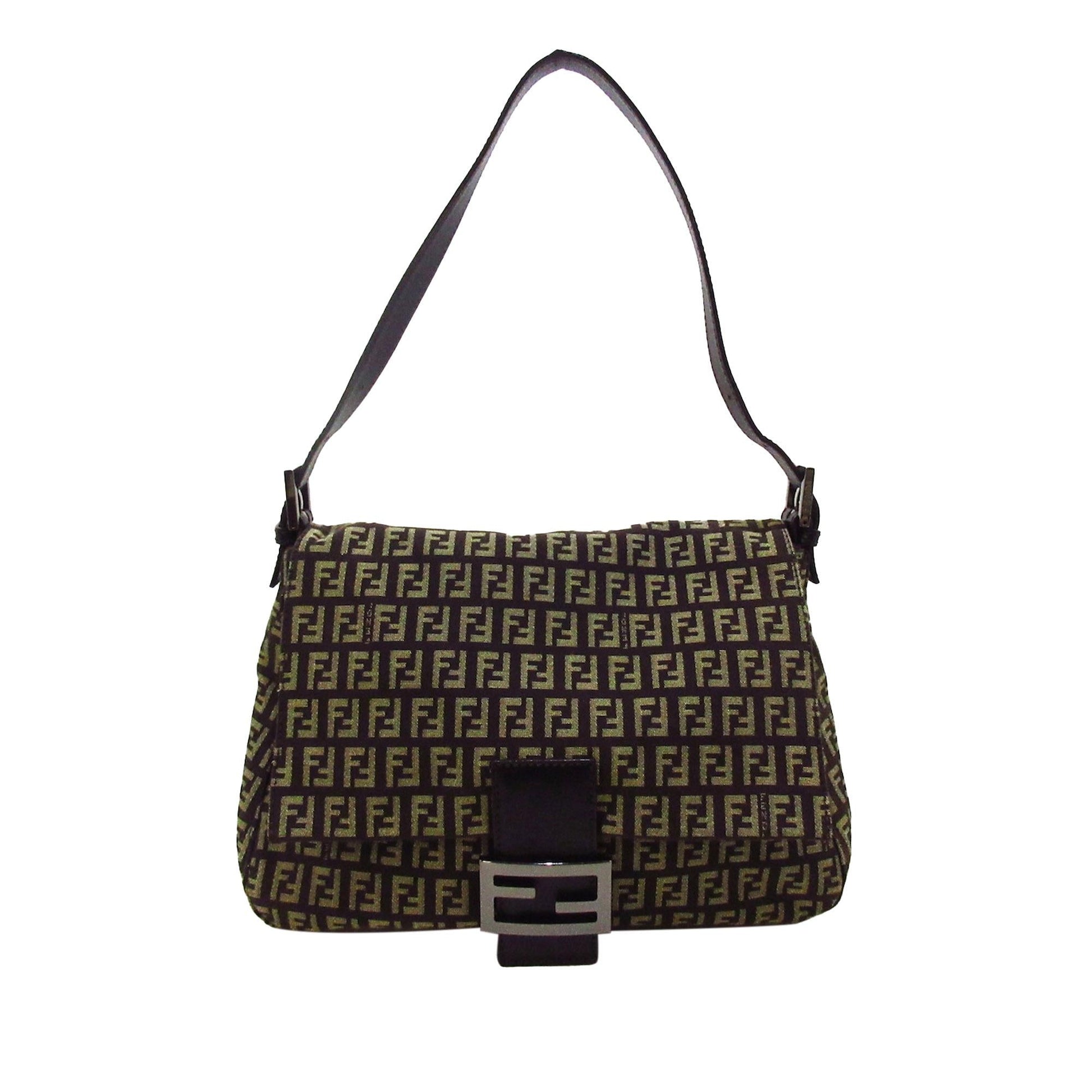 Fendi Zucchino Mamma Forever Shoulder Bag Shg
