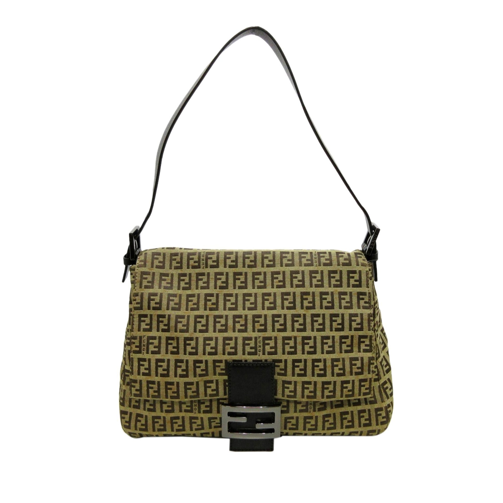 Fendi Zucchino Mamma Forever Shoulder Bag Shg Bag Shg 36071