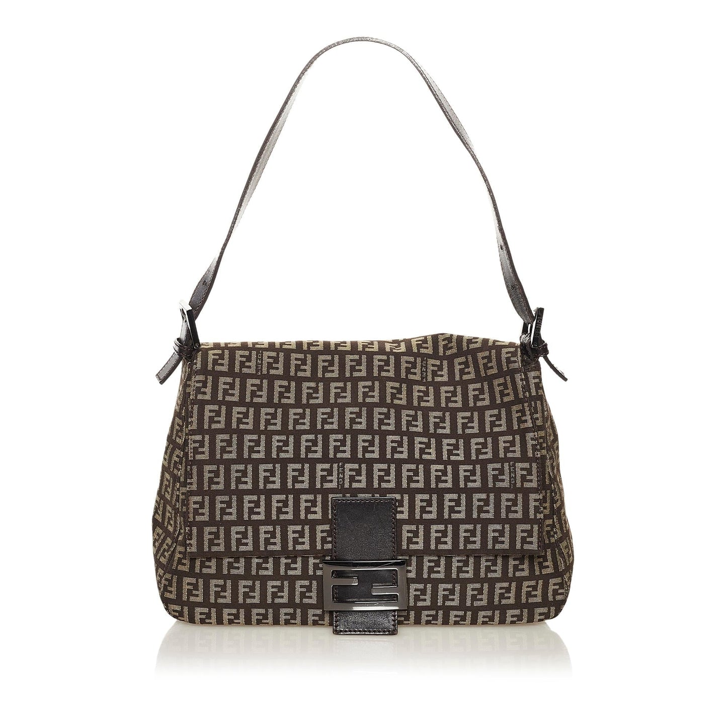 Fendi Zucchino Mamma Forever Shg Shoulder Bag