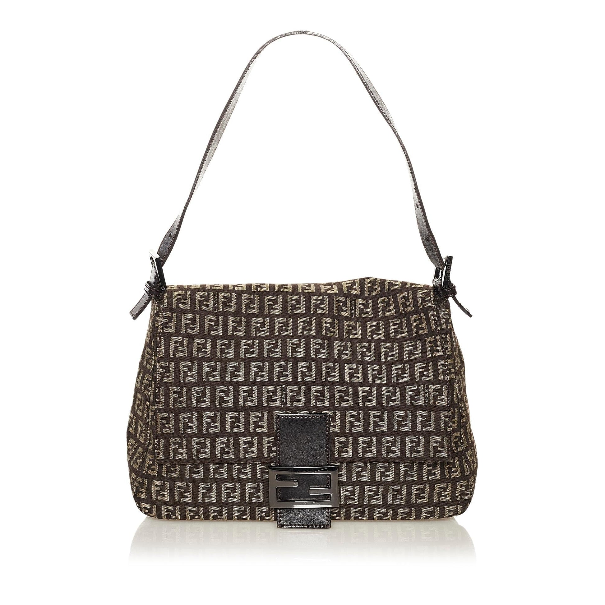 Fendi Zucchino Mamma Forever Shg Shoulder Bag