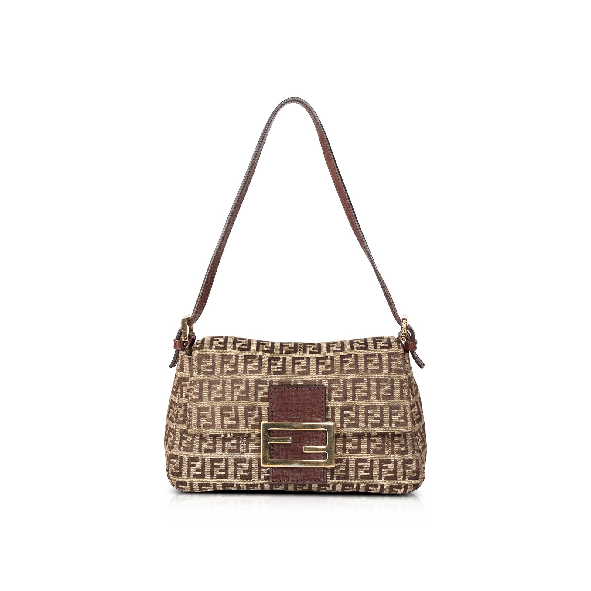 Fendi Zucchino Mama Baguette Bag Mini Travel Bag