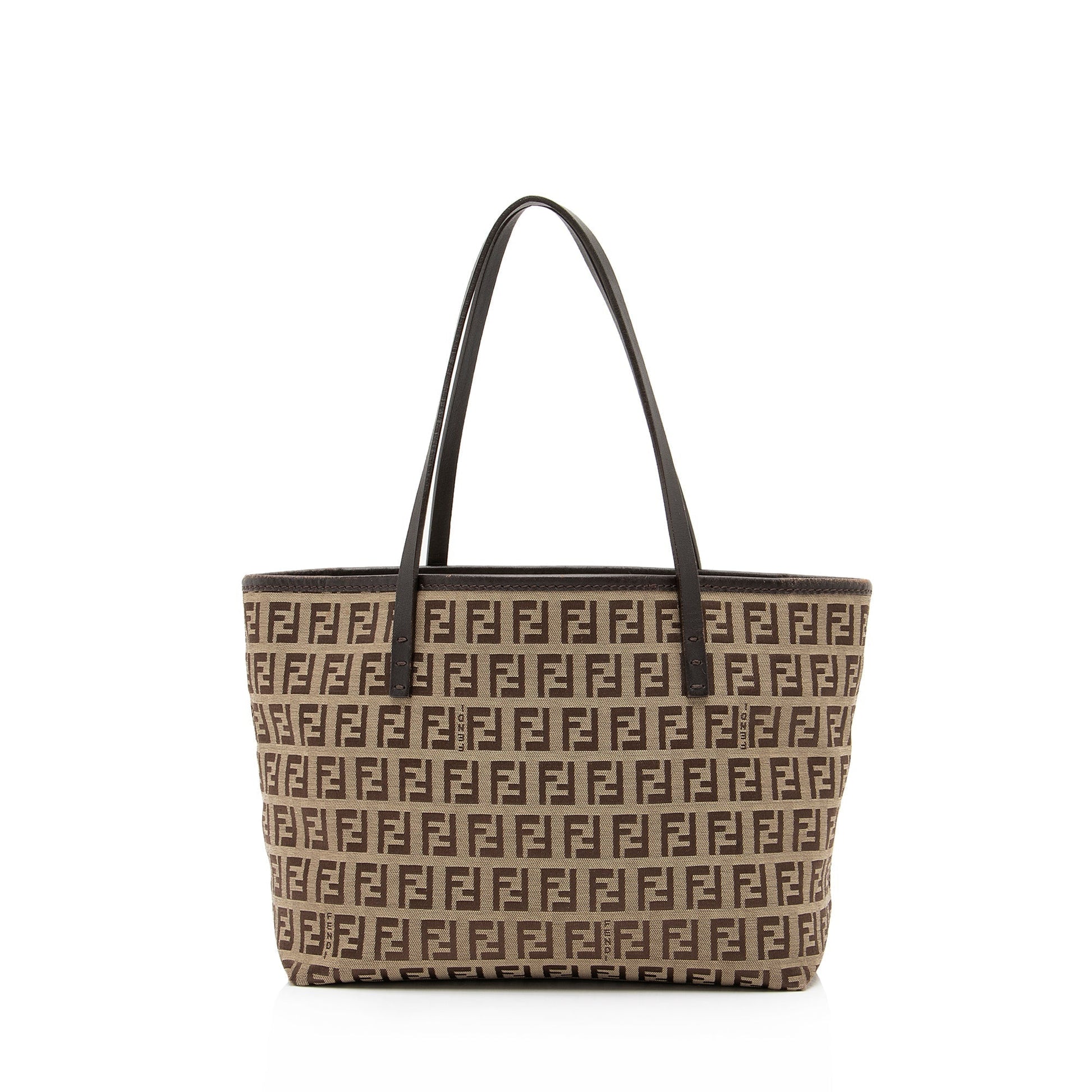 Fendi Zucchino Roll Tote Shf Mini Tote Bag