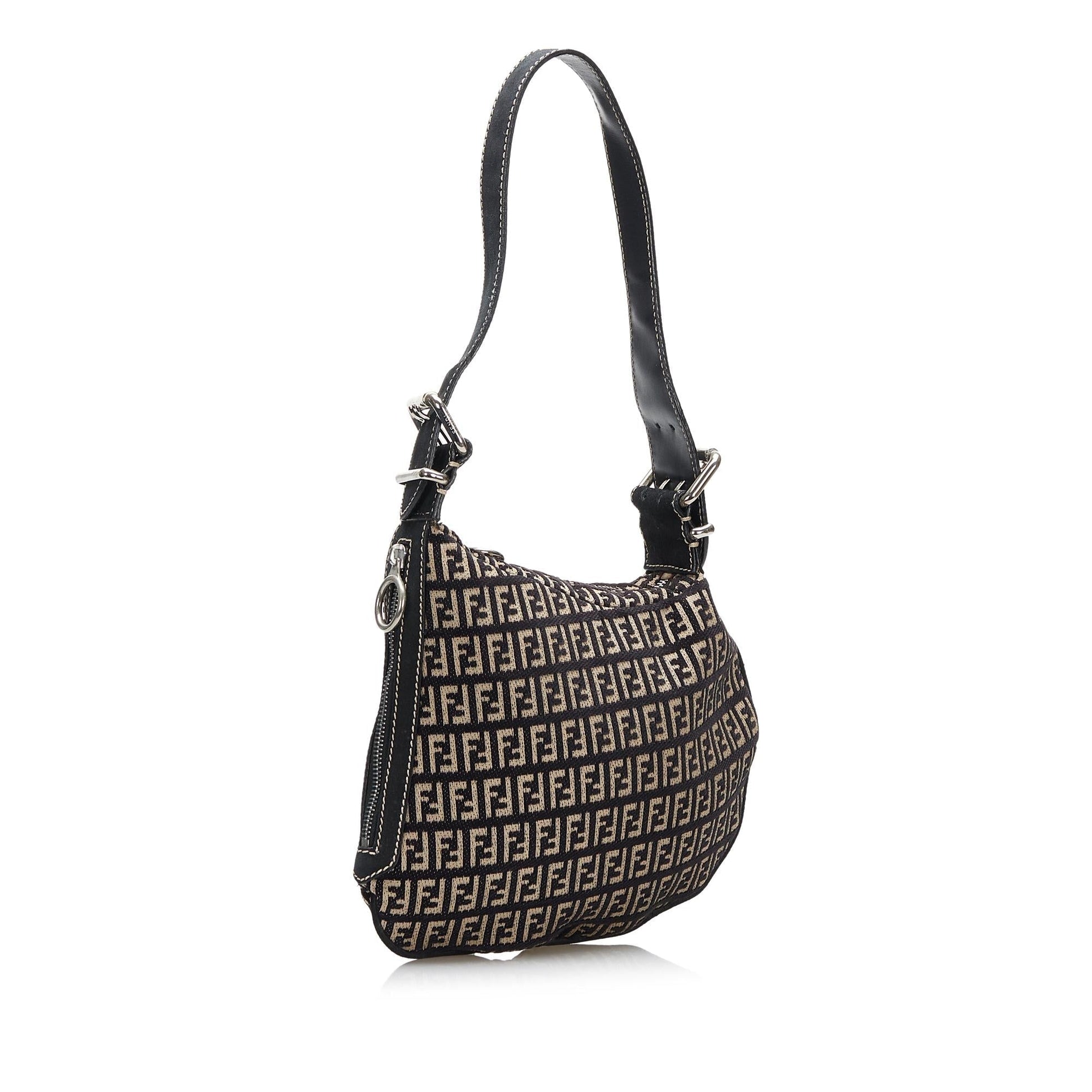 Fendi Zucchino Oyster Shg Epuq7J Shoulder Bag