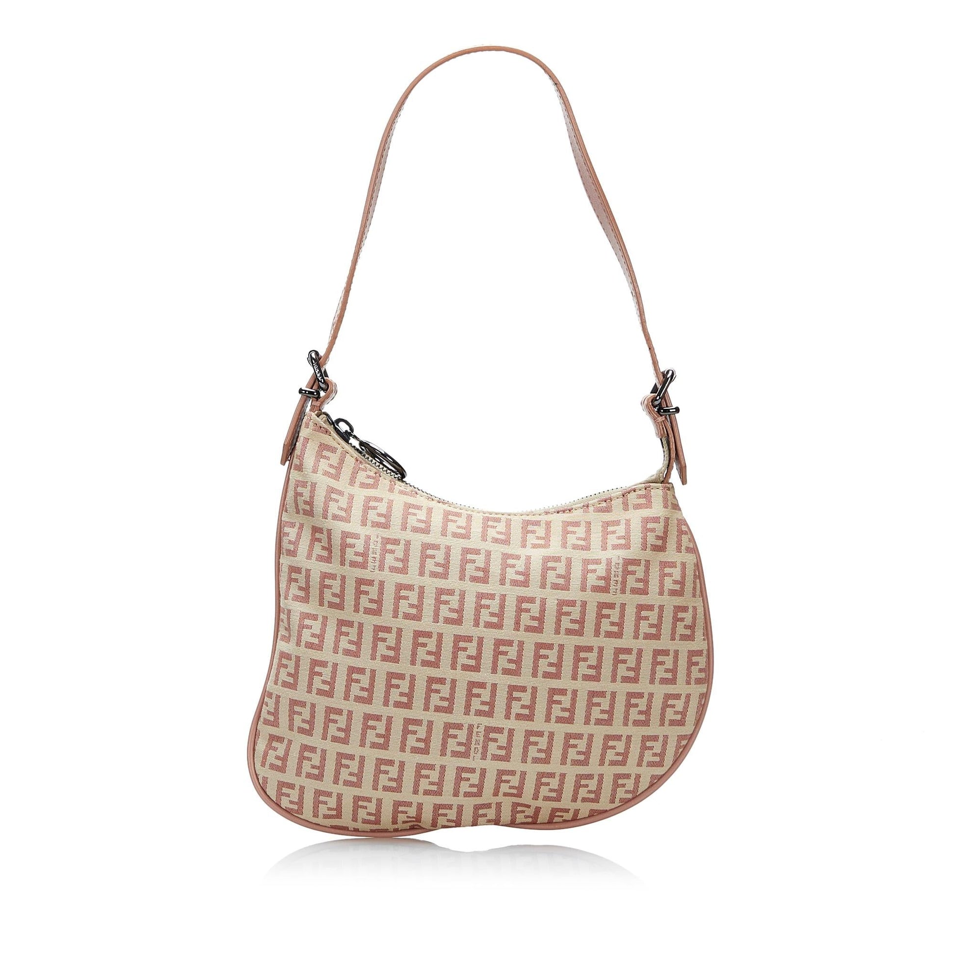 Fendi Zucchino Oyster Shg Vsnkau Shoulder Bag
