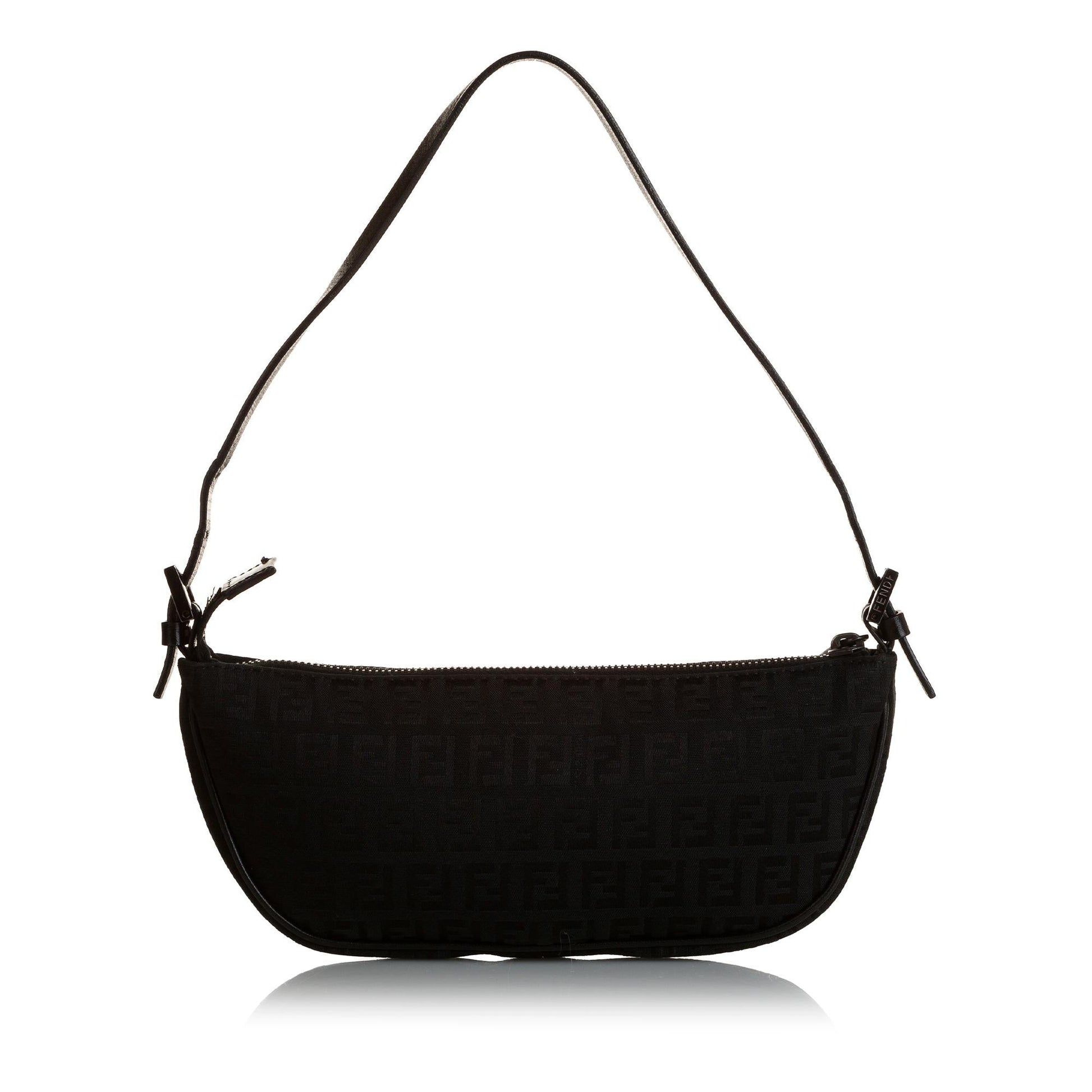 Fendi Zucchino Pochette Shg Handbag Travel Bag