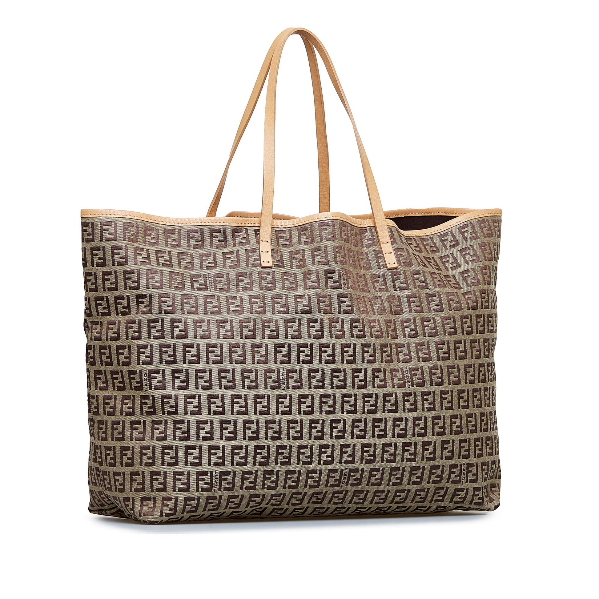 Fendi Zucchino Roll Tote Shg Xscact Tote Bag