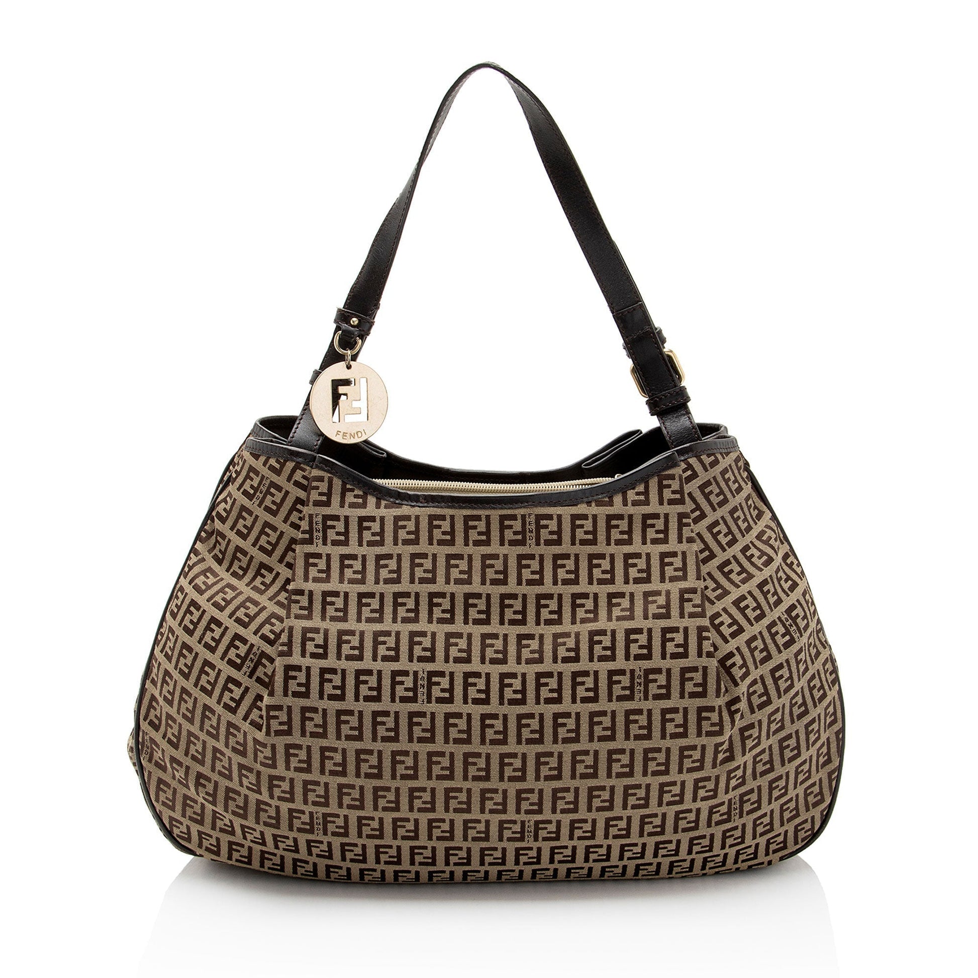 Fendi Zucchino Hobo Shf Opb5Id Medium Shoulder Bag