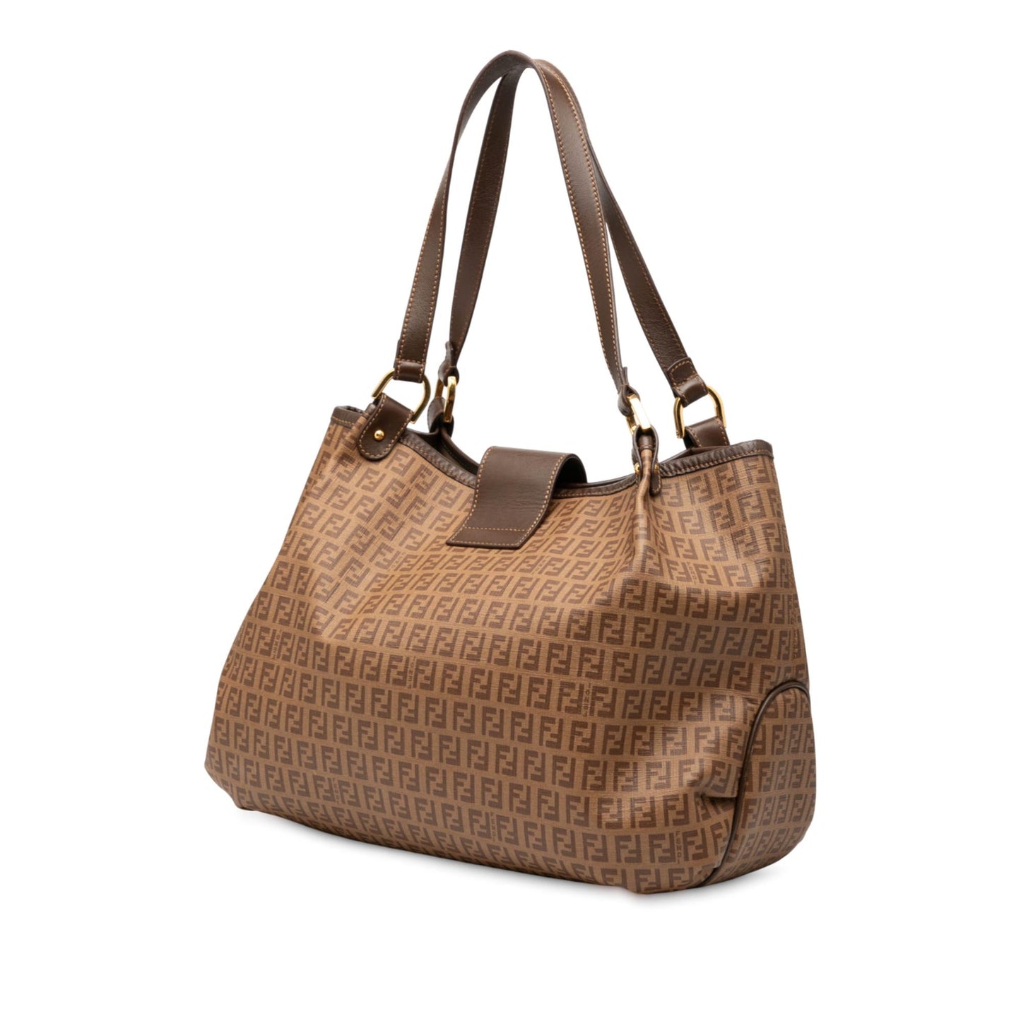 Fendi Zucchino Spalmati Chiusura Tote Tote Bag Spalmati Chiusura Tote