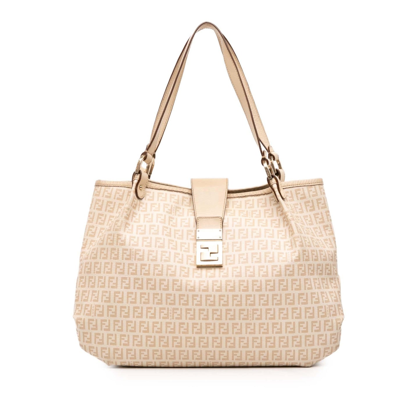 Fendi Zucchino Spalmati Chiusura Tote Tote Bag