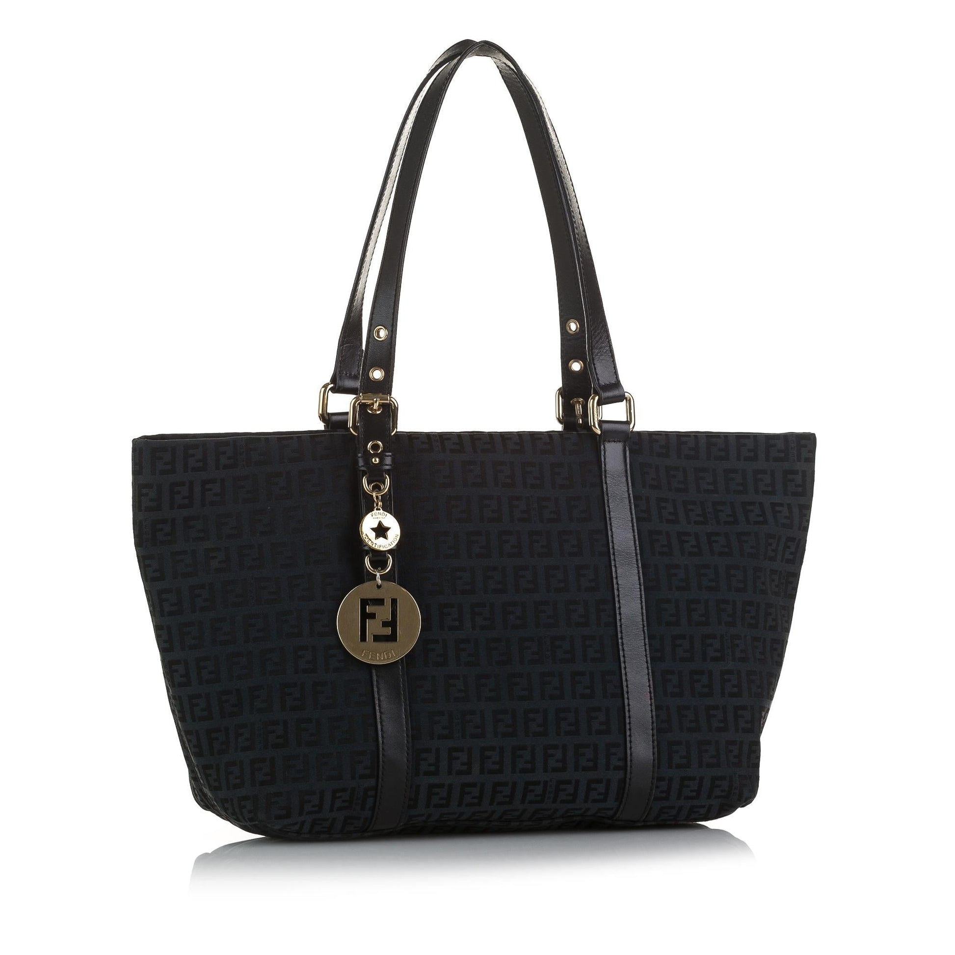 Fendi Zucchino Superstar Tote Shg Uflfjb Canvas Tote Bag