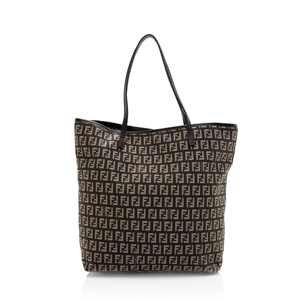 Fendi Zucchino Tote Shf Tote Bag