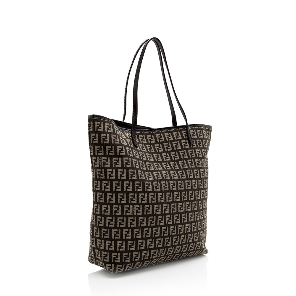 Fendi Zucchino Tote Shf Tote Bag