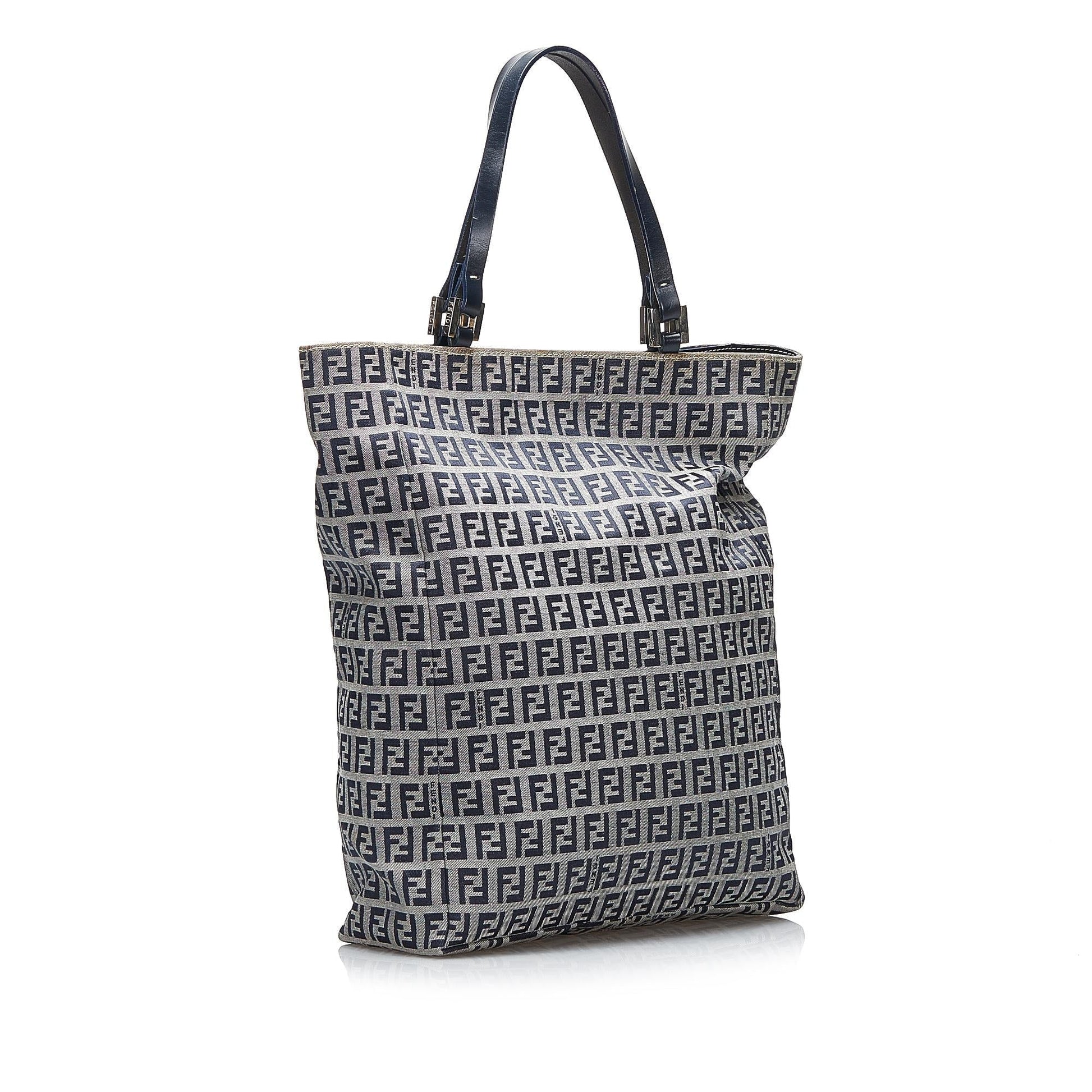 Fendi Zucchino Tote Shg Ditocs Tote Bag