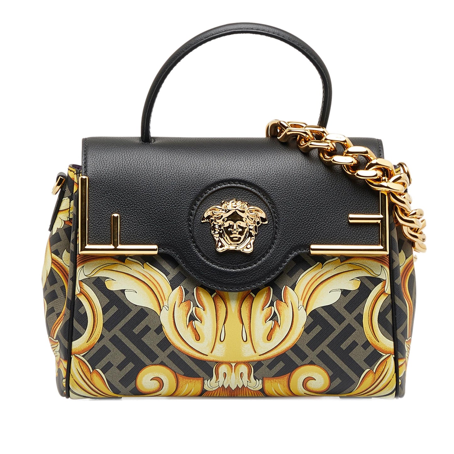 Fendi Versace Fendace La Medusa Satchel Shg Tiqnmz Satchel Bag