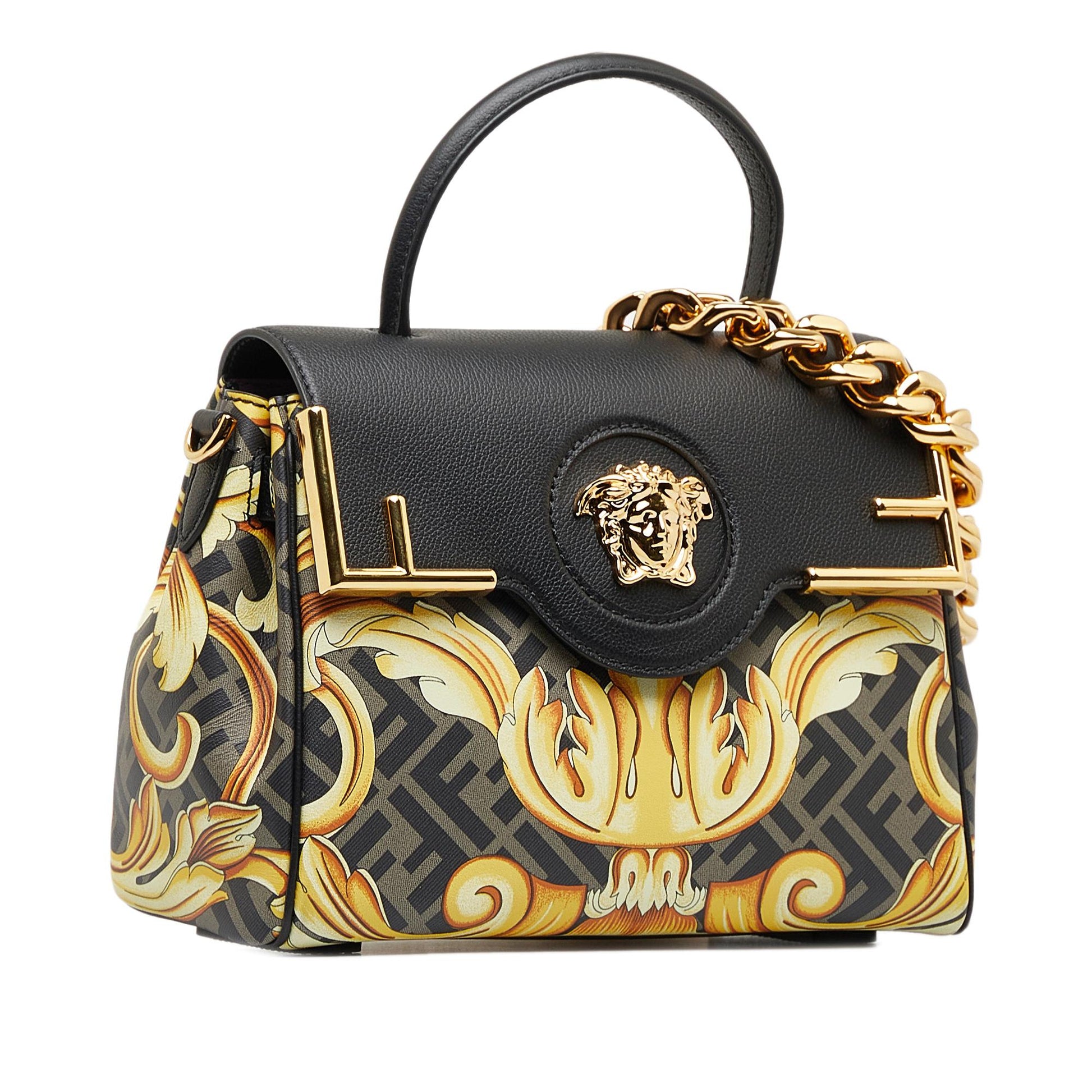 Fendi Versace Fendace La Medusa Satchel Shg Tiqnmz Satchel Bag
