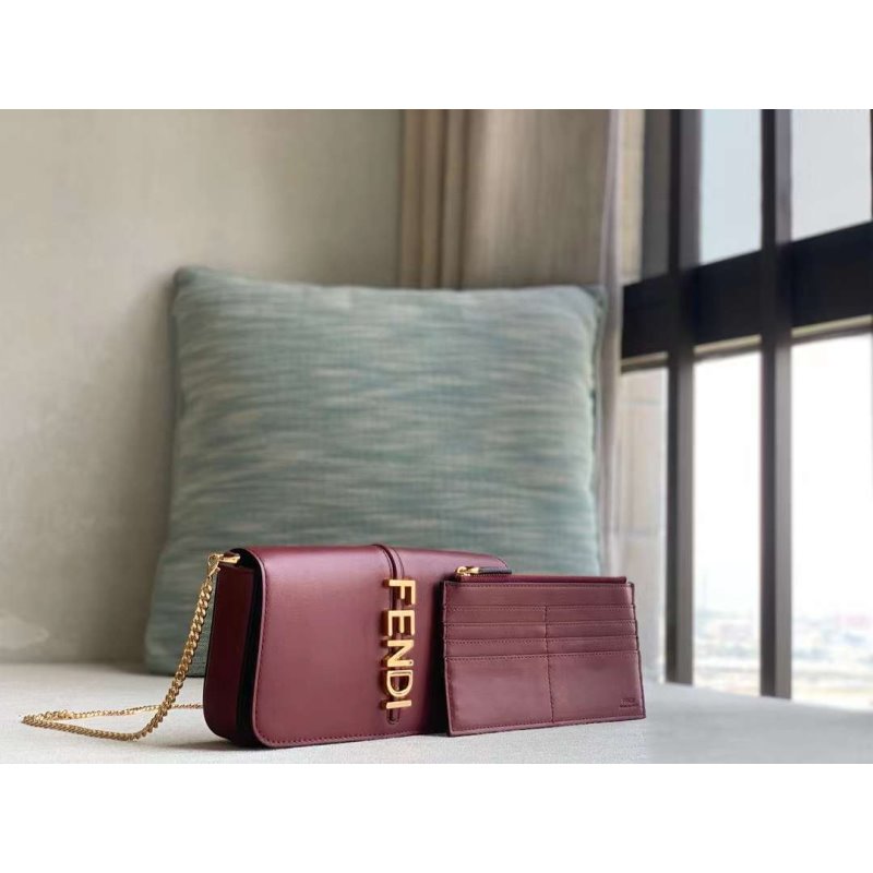 Fendi Hand Bag Chain Travel Bag