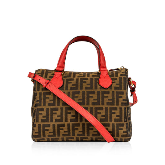 Fendi Zucca Bowling Bag Tote Bag